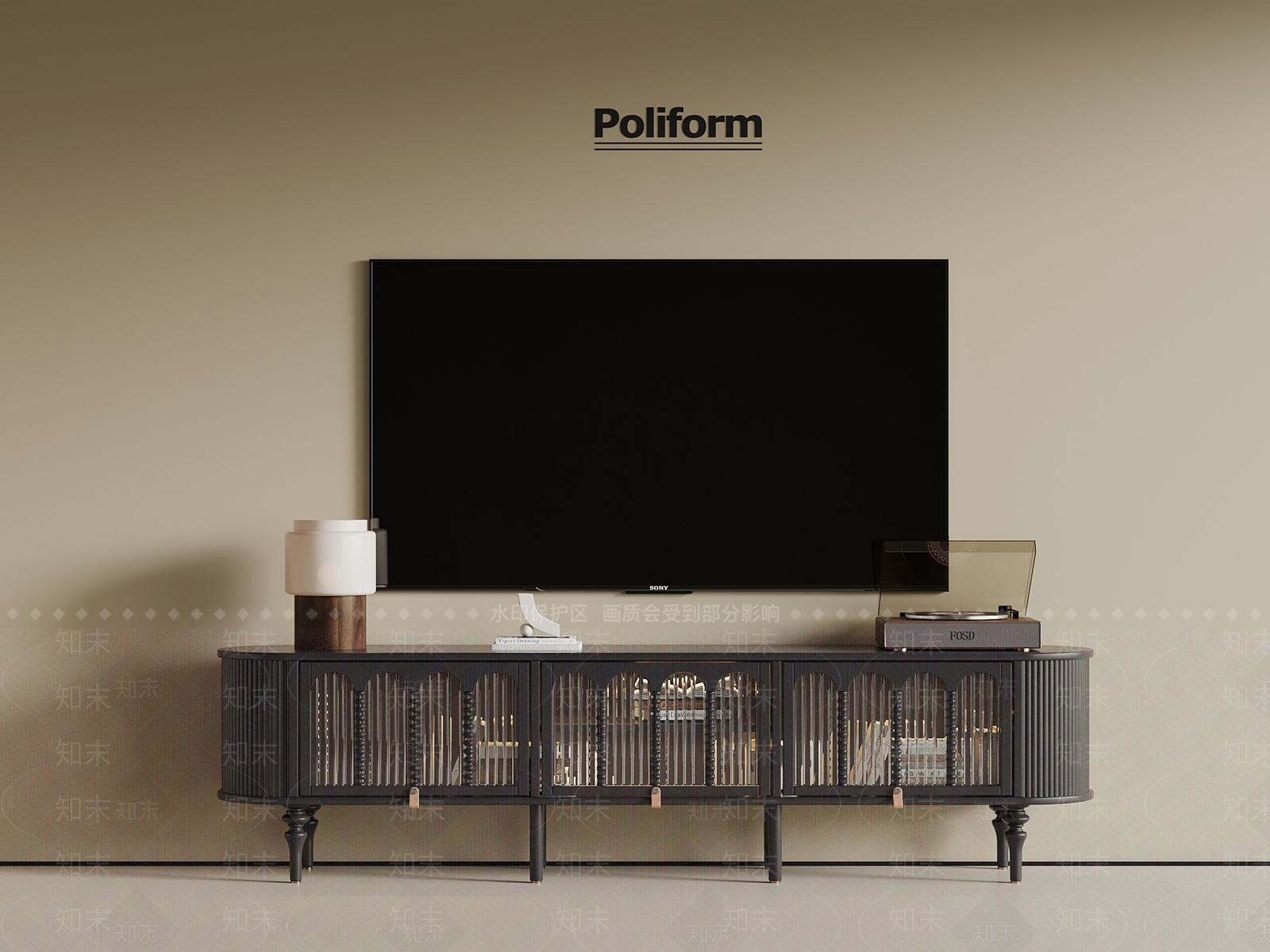 法式复古电视柜SU模型下载【ID:1197665519】