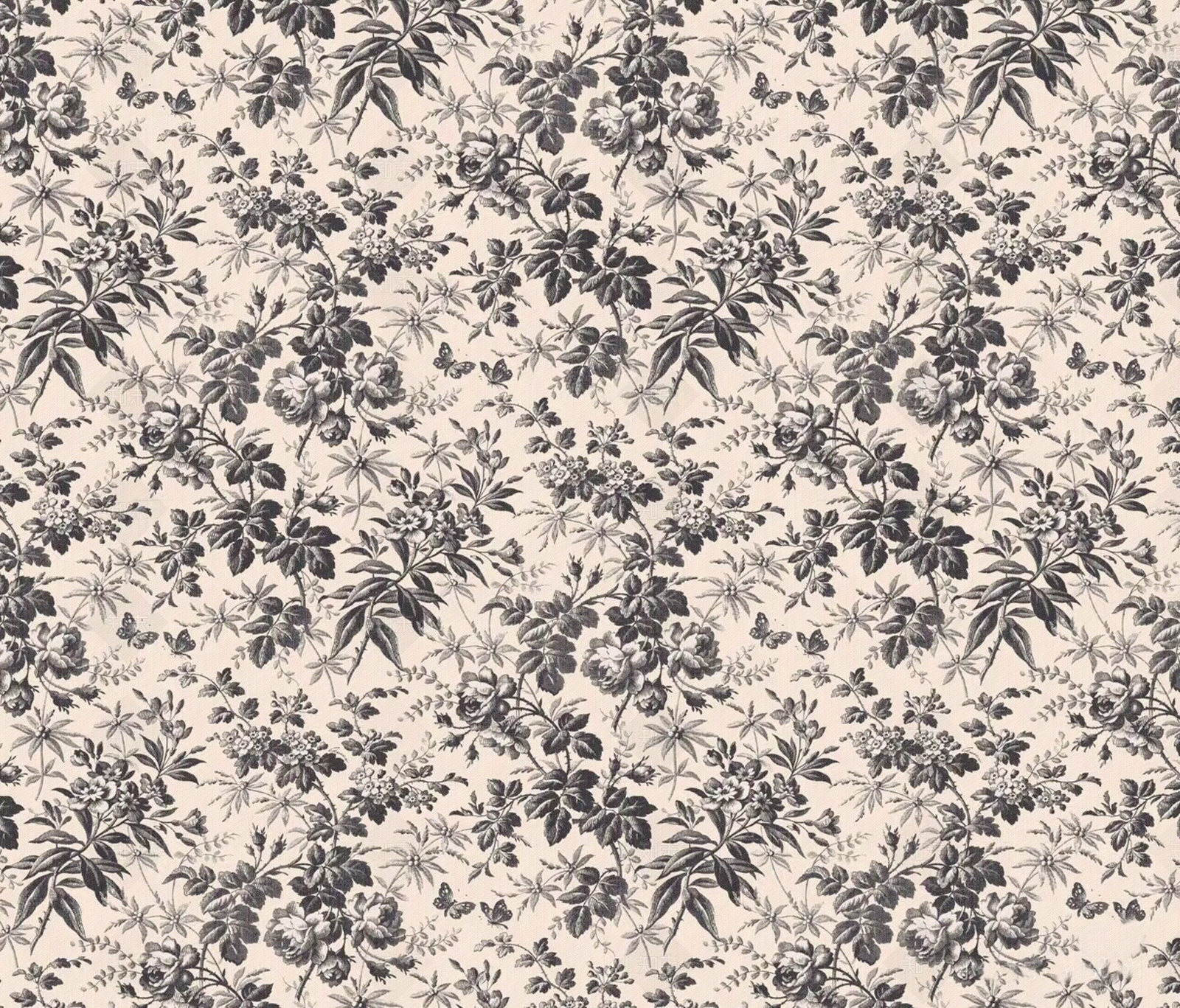 法式欧式植物壁纸贴图下载【ID:1197668891】