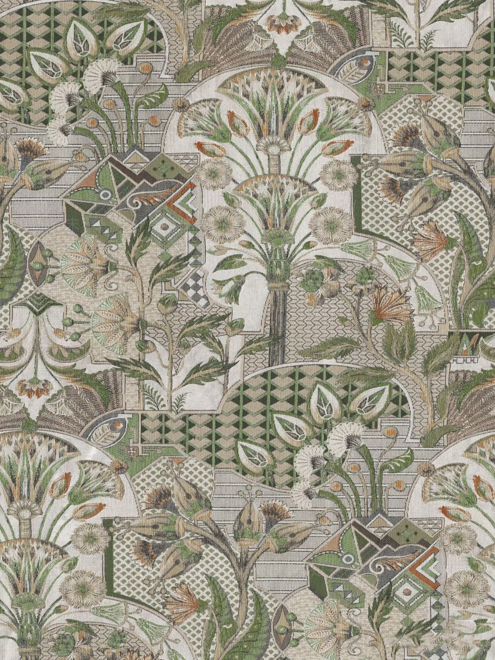 法式欧式植物壁纸贴图下载【ID:1197669344】