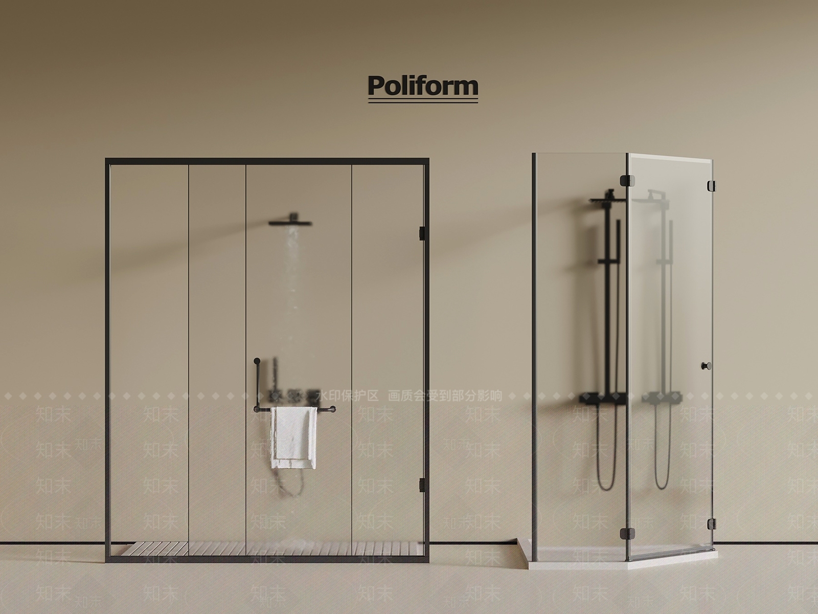 淋浴房3D模型下载【ID:1197672884】