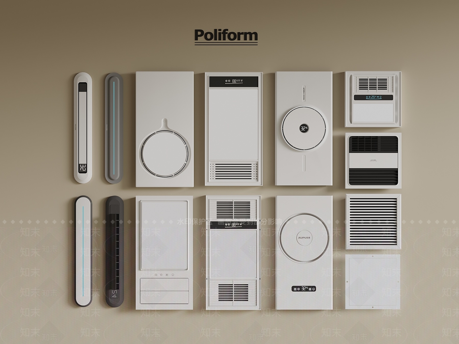 浴霸3D模型下载【ID:1197675218】