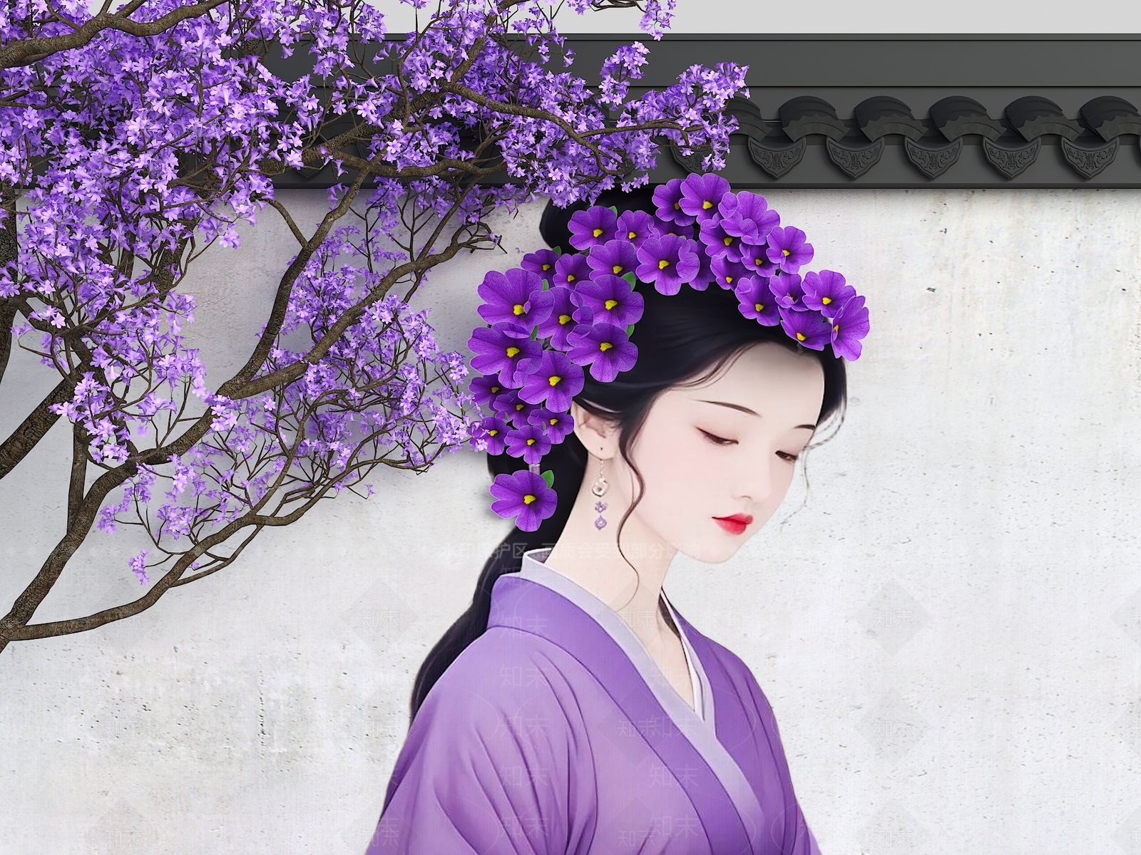 现代新中式花艺3D模型下载【ID:1197676590】