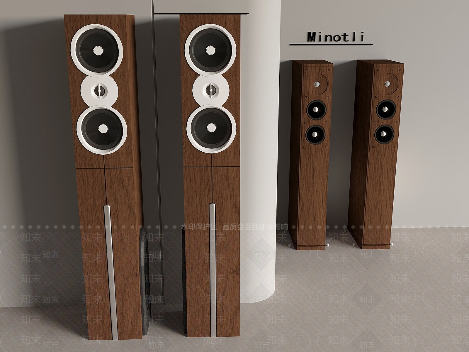 音响3D模型下载【ID:1197681481】