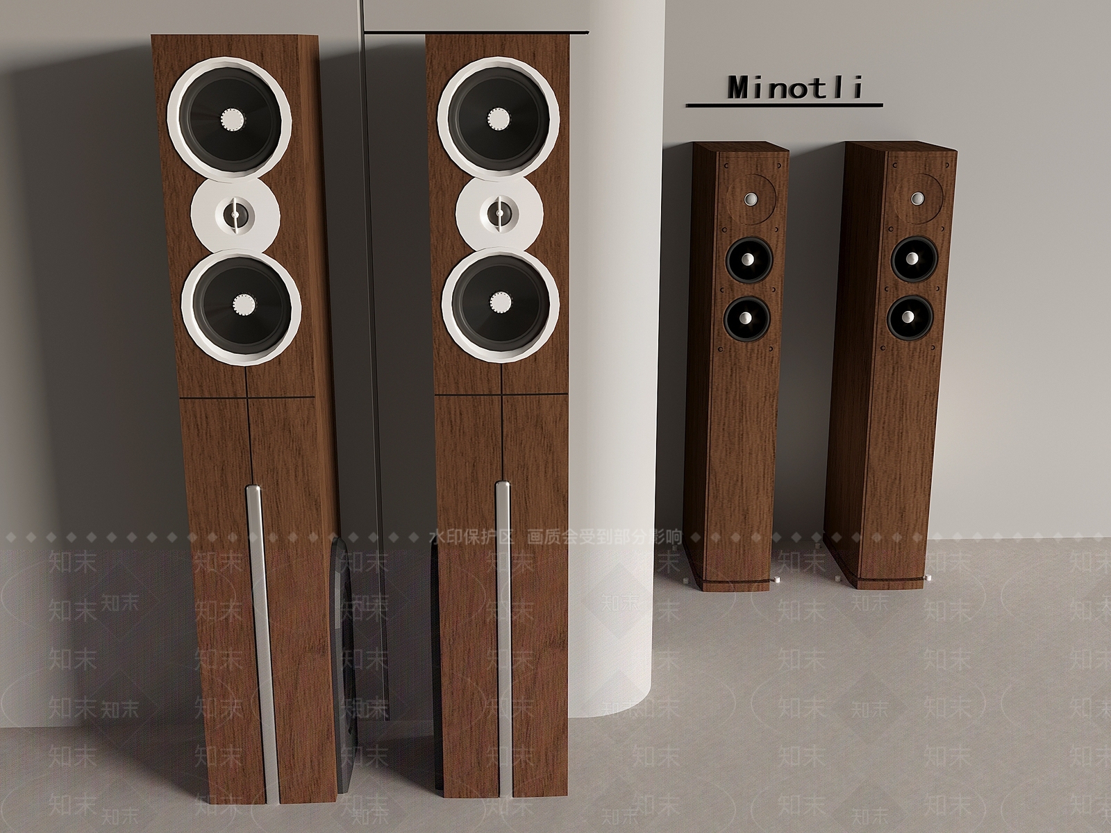 音响SU模型下载【ID:1197681442】