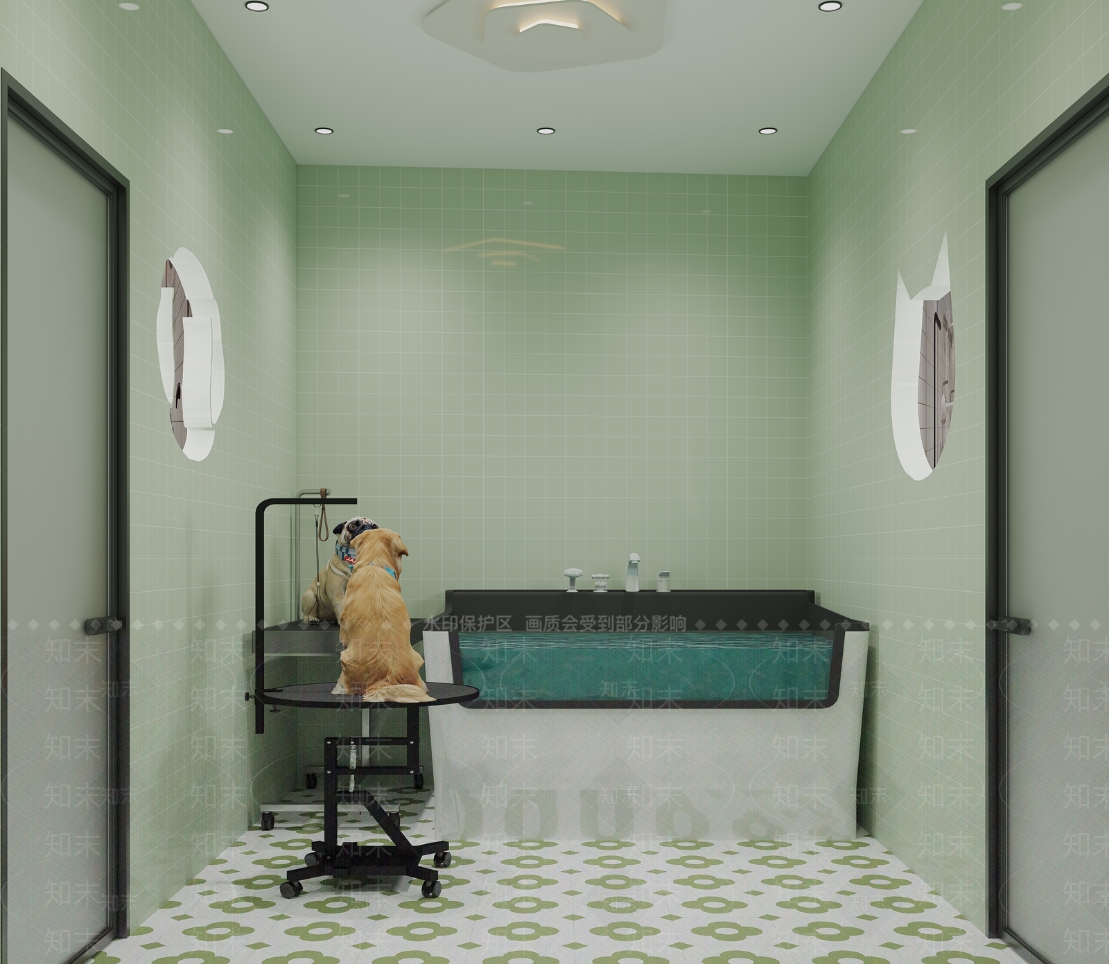 原木宠物店3D模型下载【ID:1197682106】