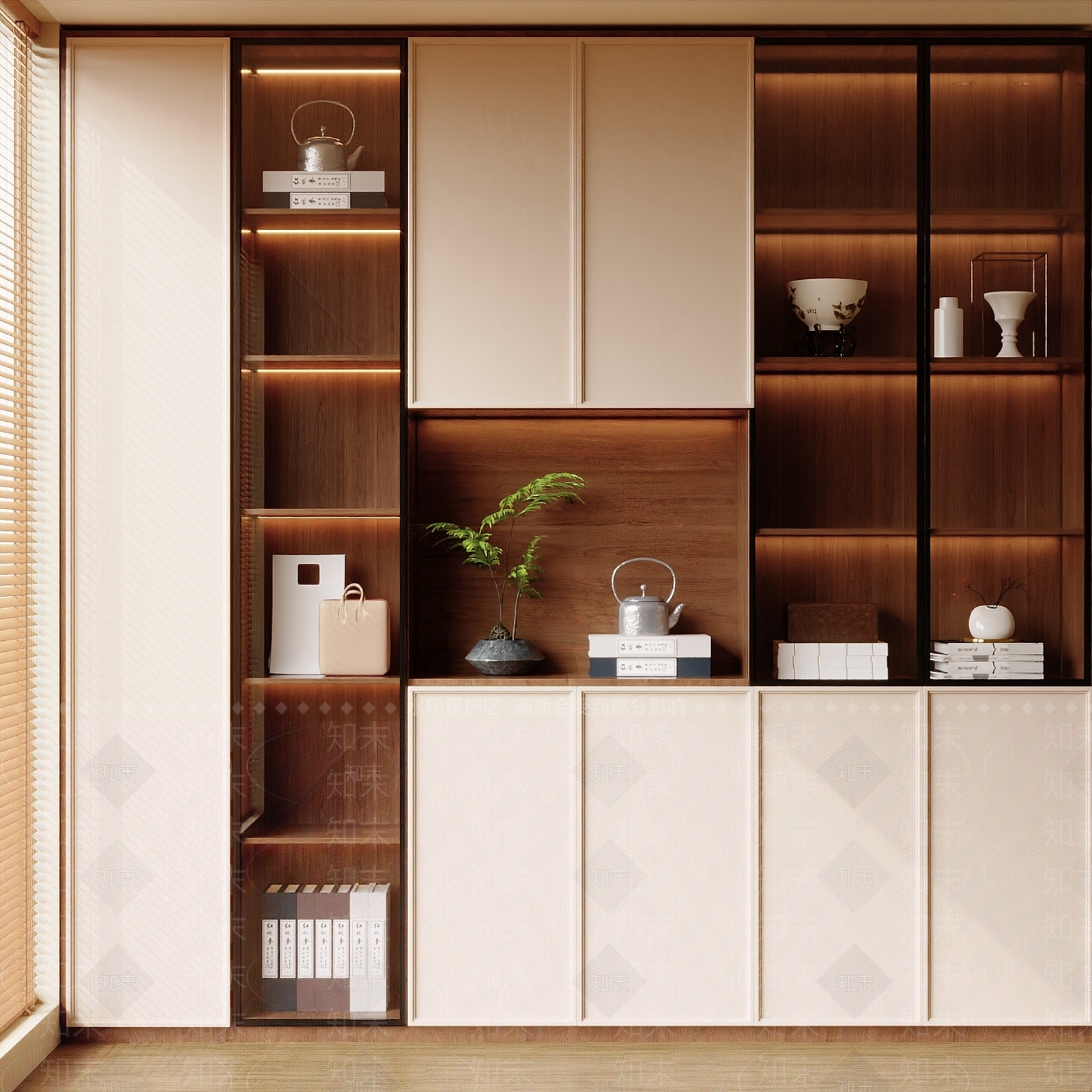 新中式中式酒柜3D模型下载【ID:1197685027】