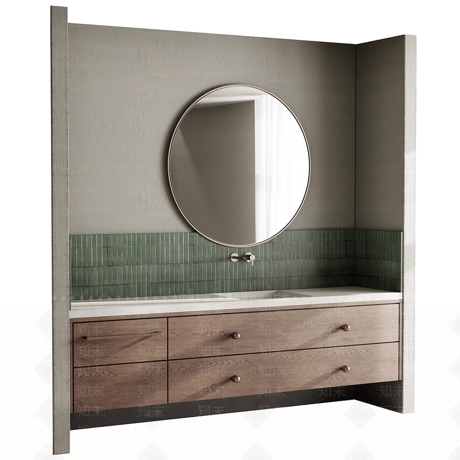 洗手台3D模型下载【ID:1197686252】