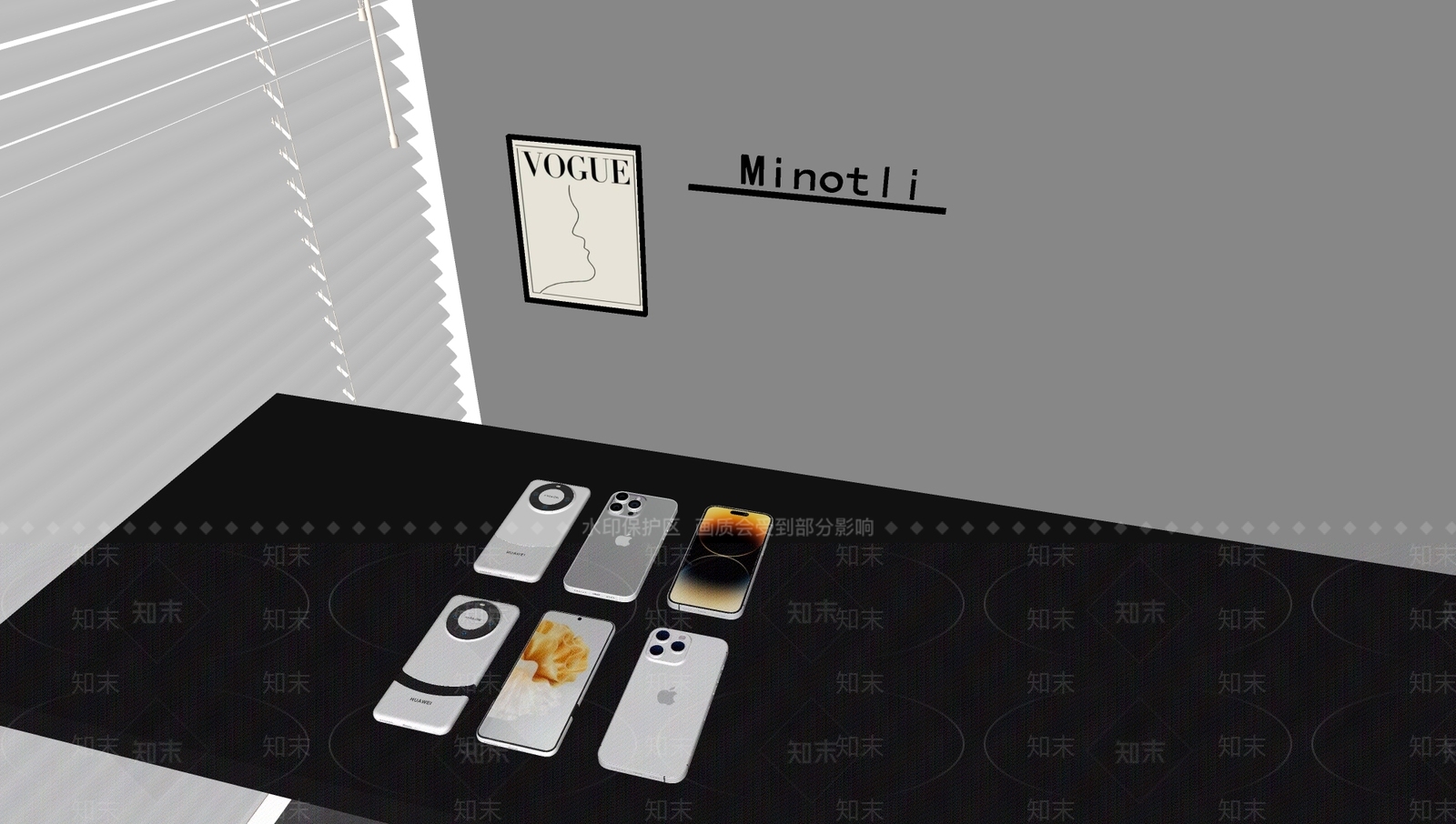 手机SU模型下载【ID:1197687794】