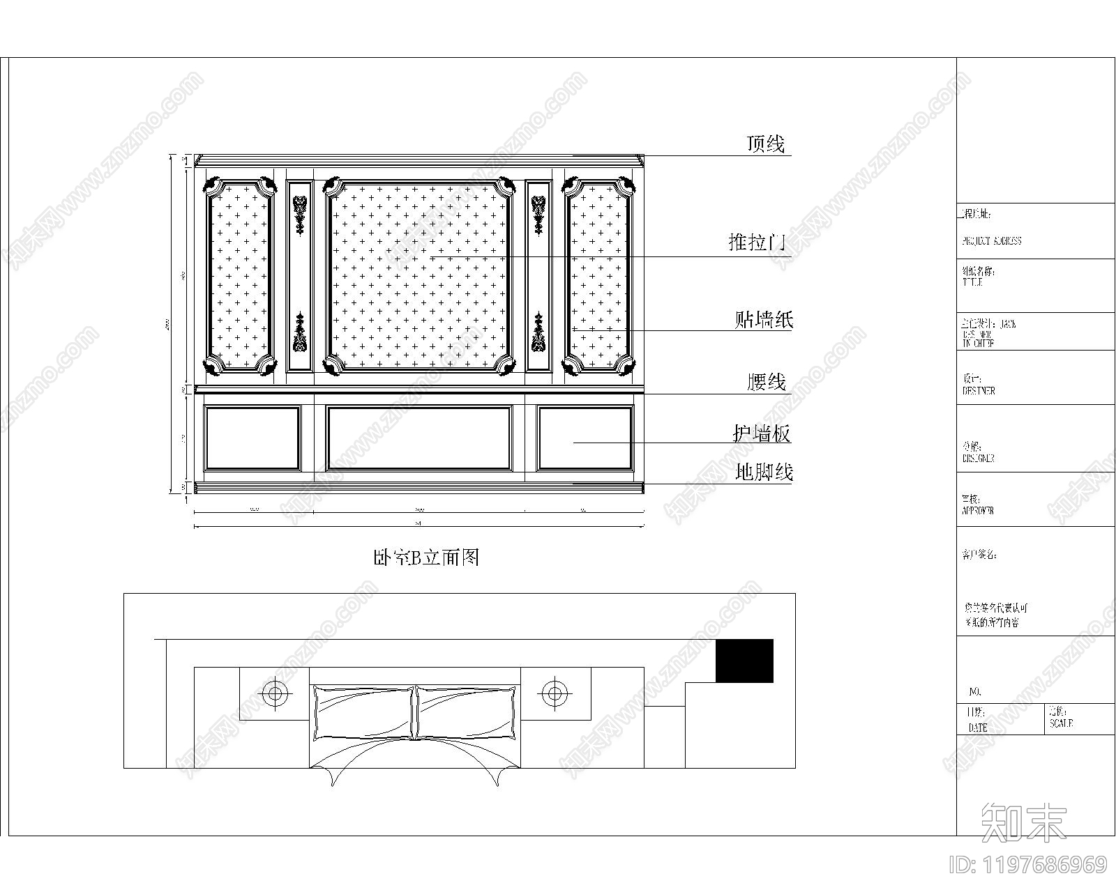 展览展厅家具cad施工图下载【ID:1197686969】