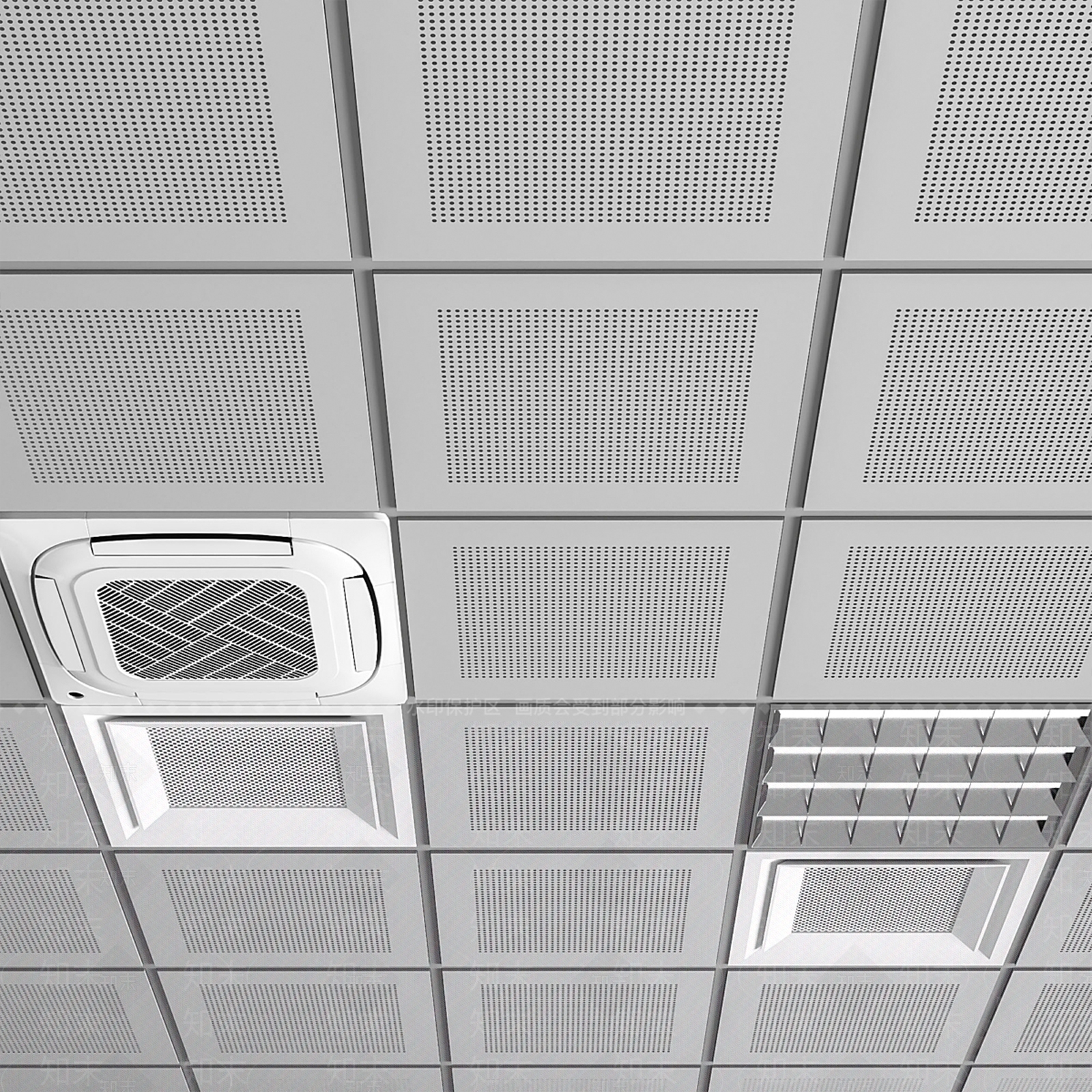 现代吊顶3D模型下载【ID:1197693763】