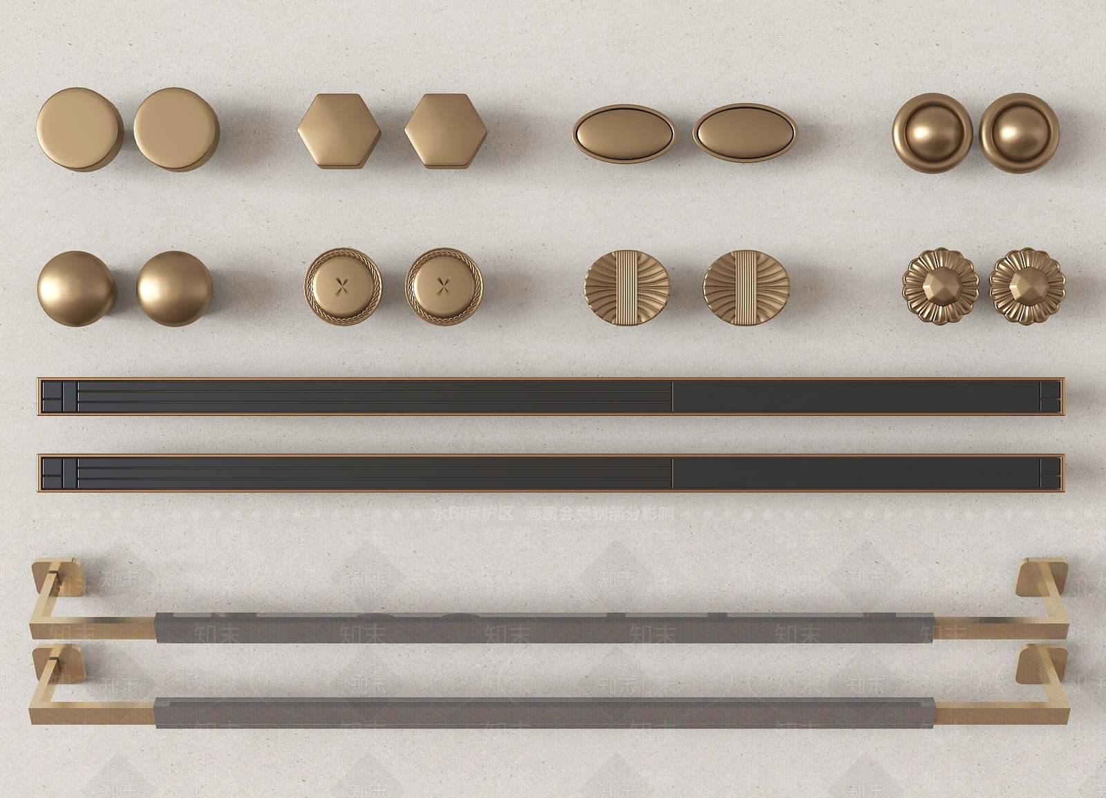 欧式门把手SU模型下载【ID:1197694762】