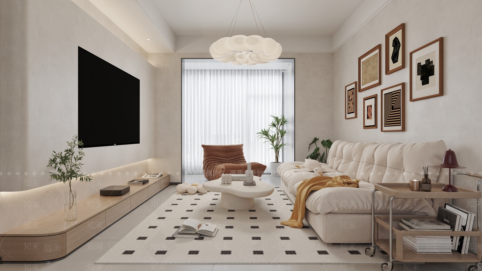 现代客餐厅3D模型下载【ID:1197700670】