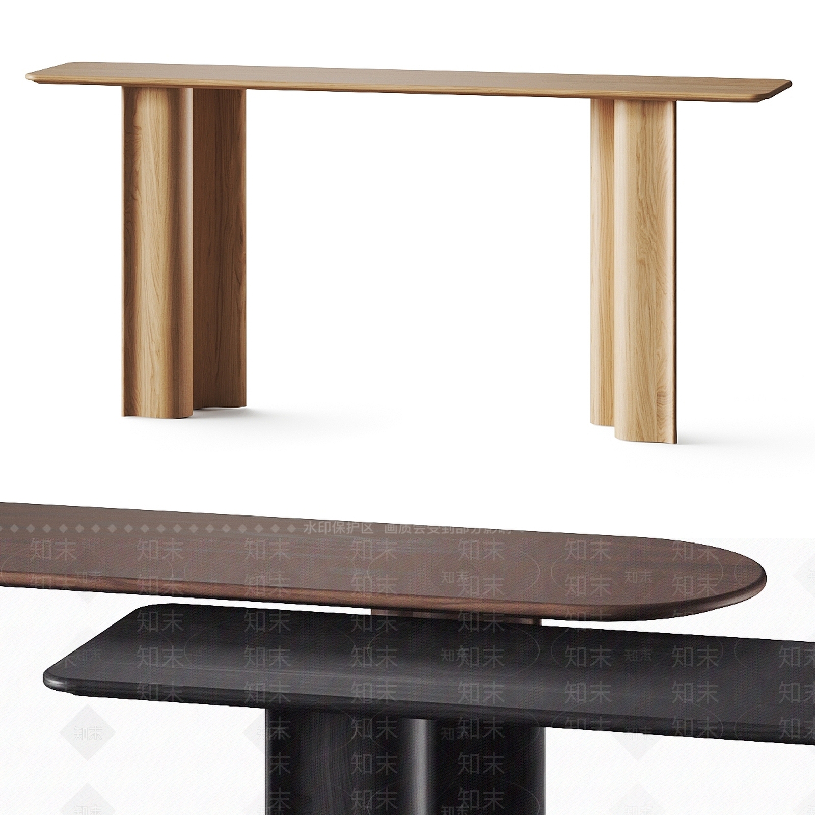 意式轻奢玄关柜3D模型下载【ID:1197700481】