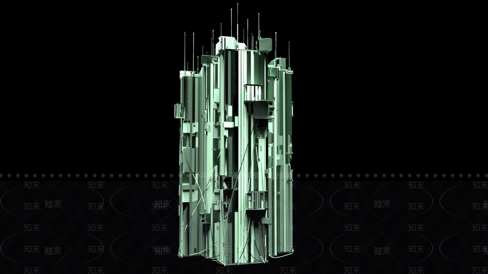 工业艺术风格建筑3D模型下载【ID:1197700863】