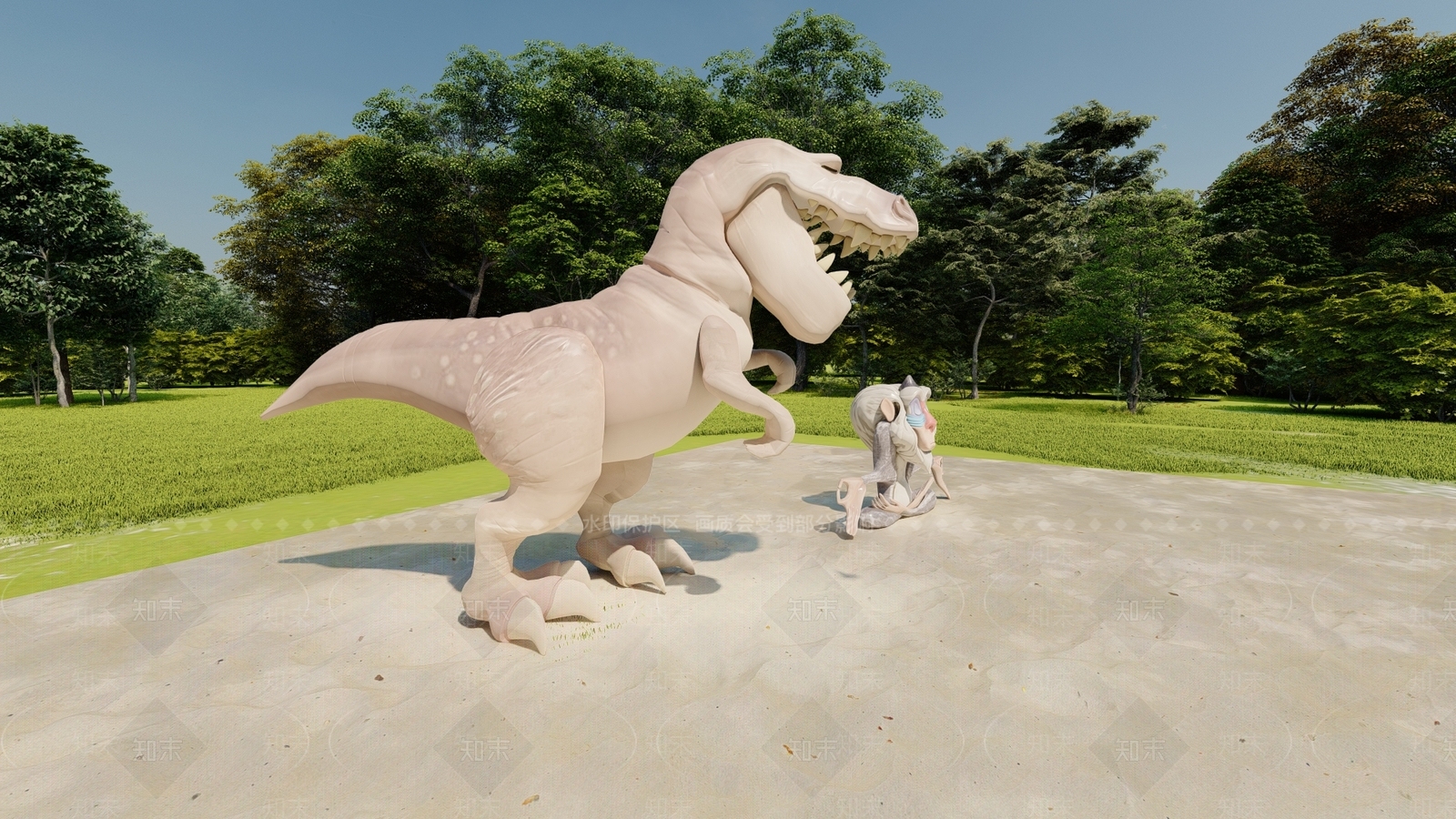 现代雕塑SU模型下载【ID:1197704272】