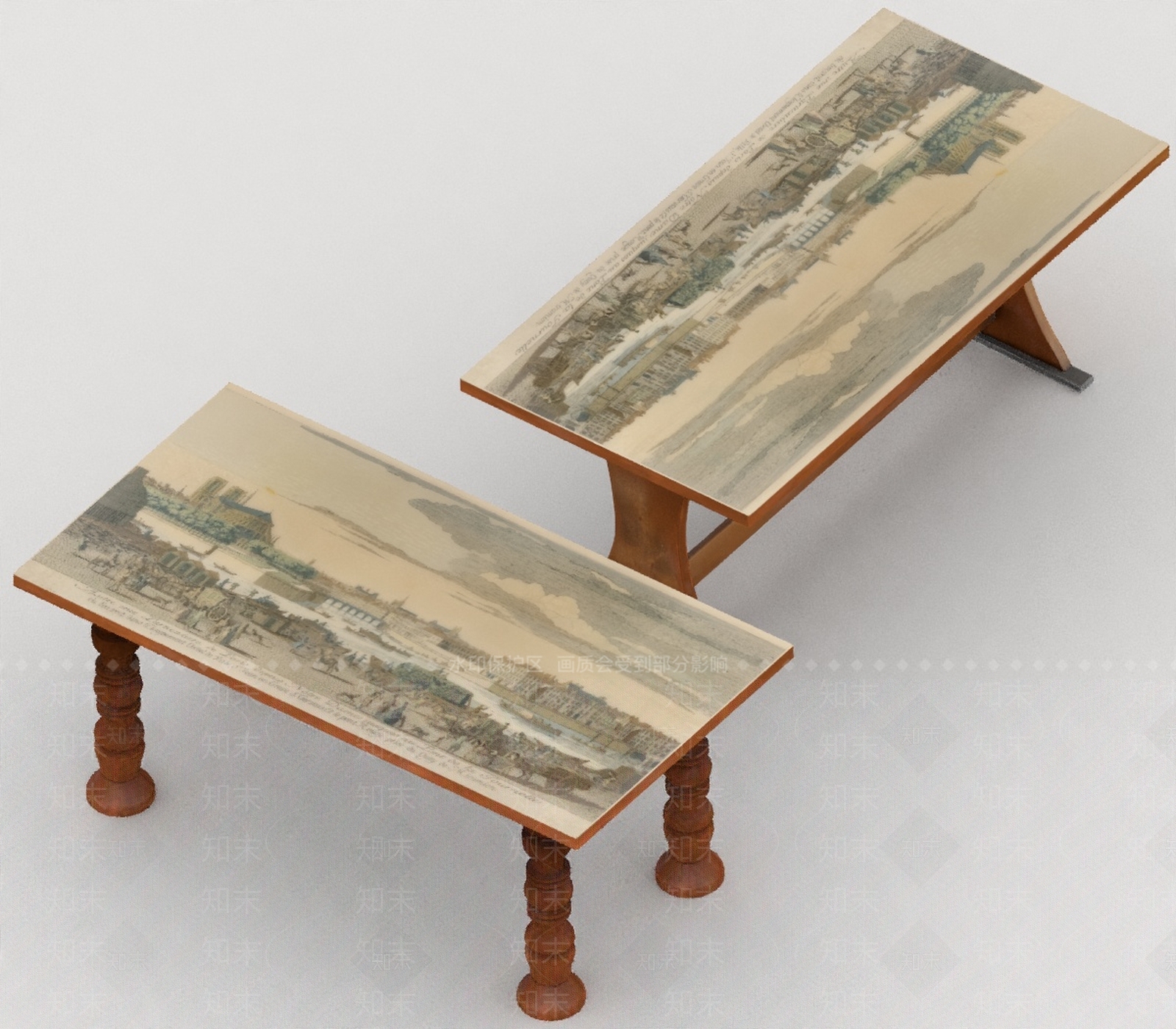 现代其他桌子3D模型下载【ID:1197711728】