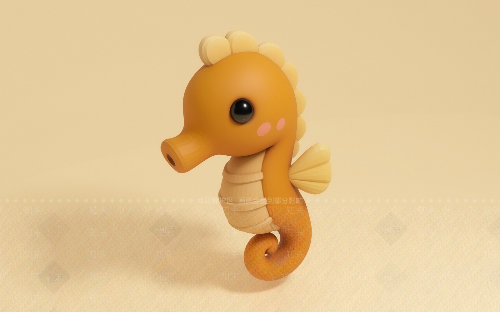 水生类动物3D模型下载【ID:1197717612】