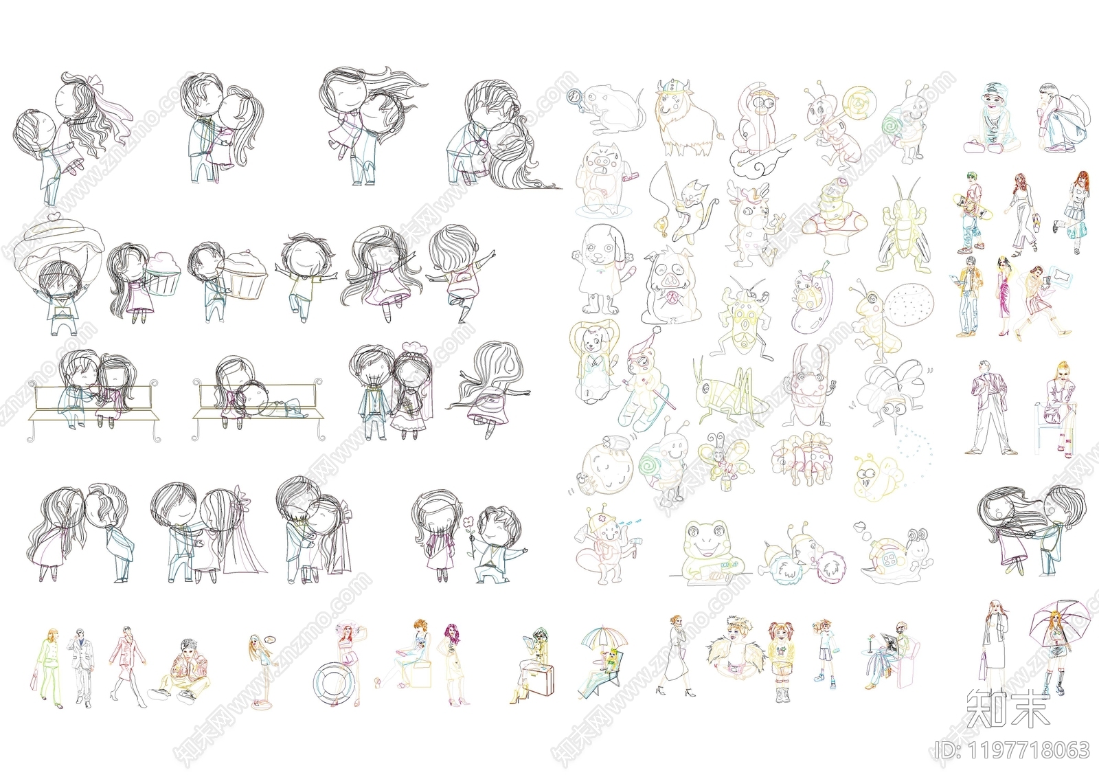 现代人物施工图下载【ID:1197718063】