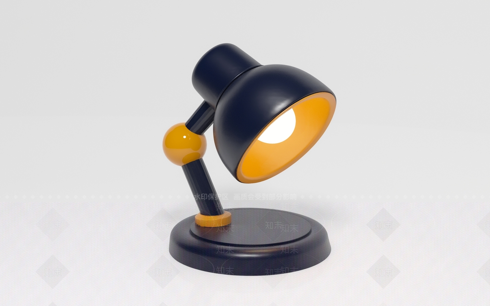 现代台灯3D模型下载【ID:1197718635】