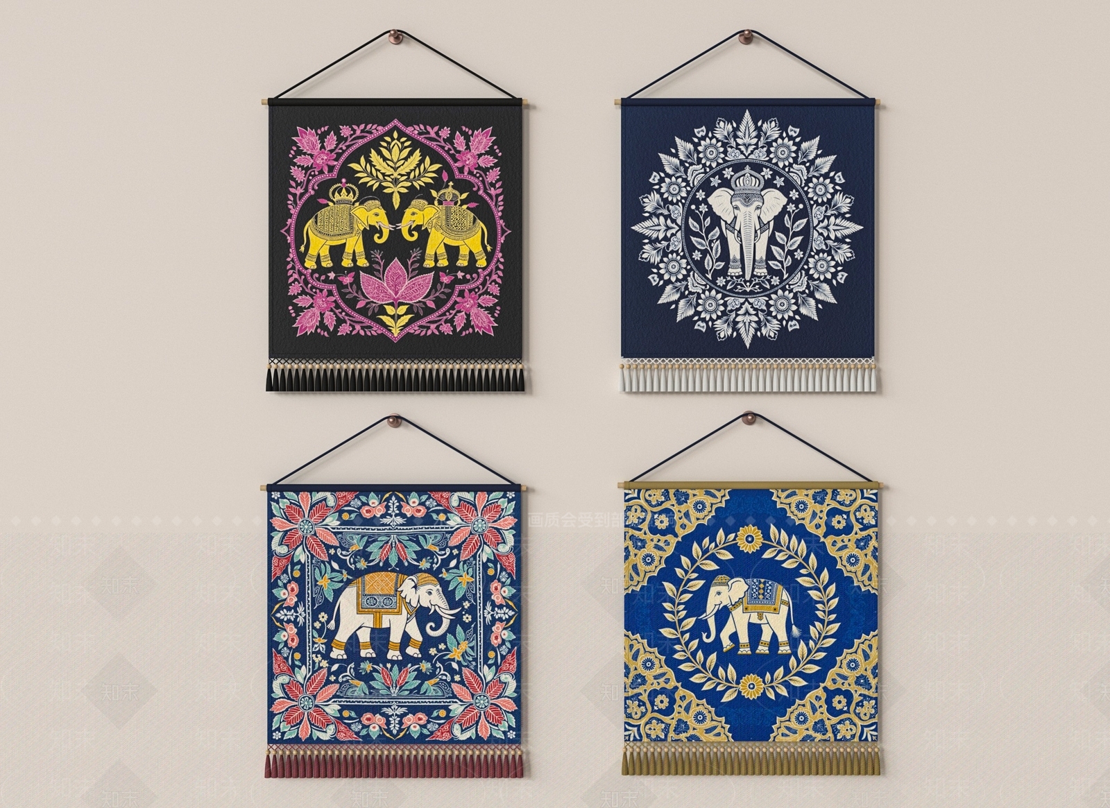 中式挂件3D模型下载【ID:1197720938】