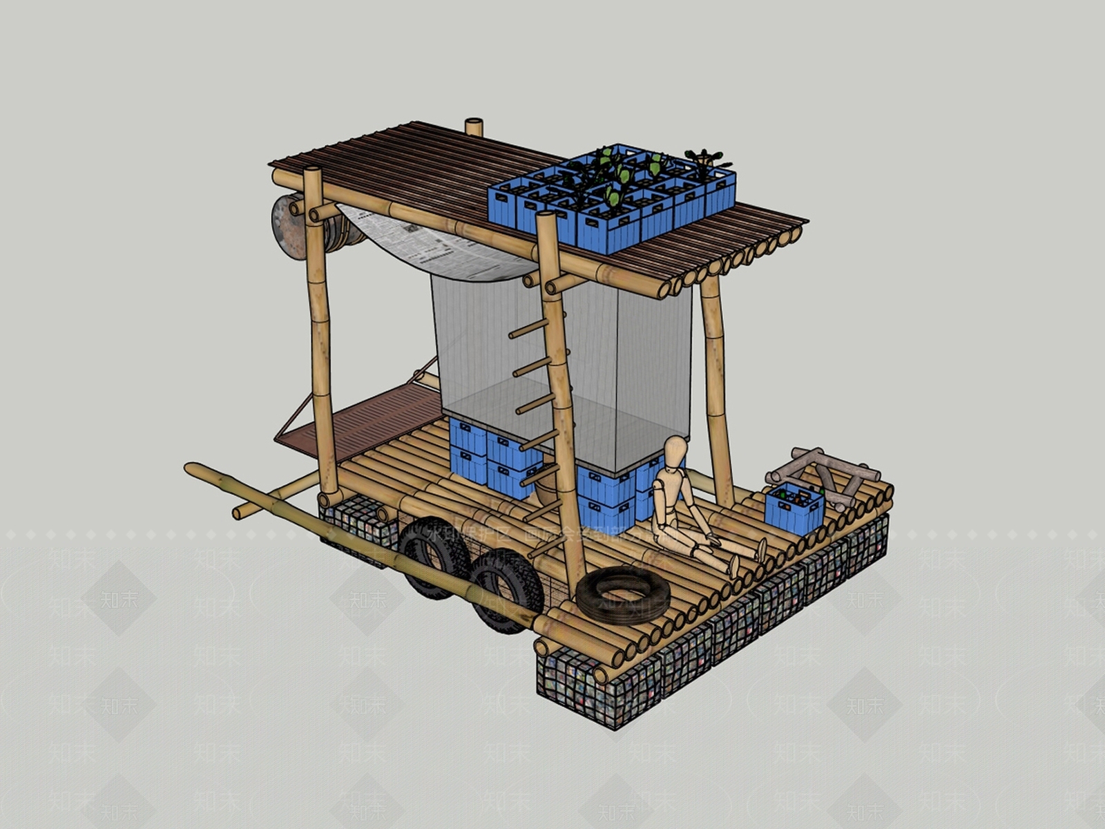 船SU模型下载【ID:1197722577】
