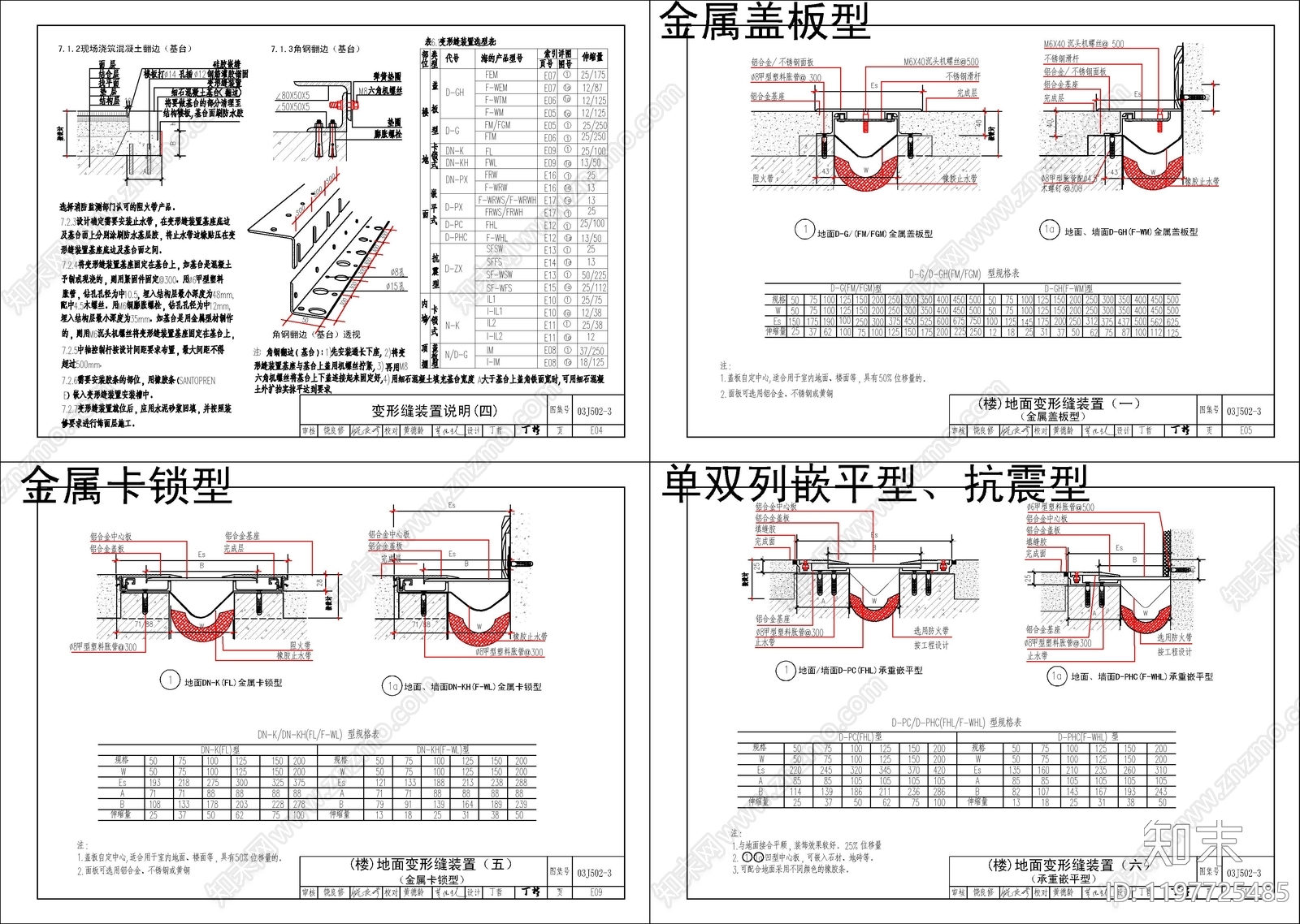地面综合节点cad施工图下载【ID:1197725485】