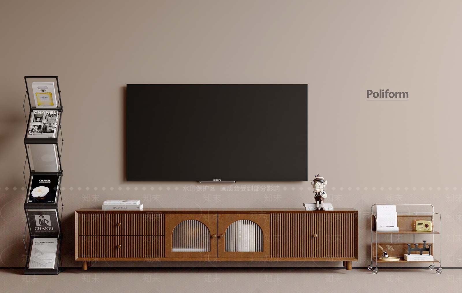 法式中古电视柜SU模型下载【ID:1197728738】