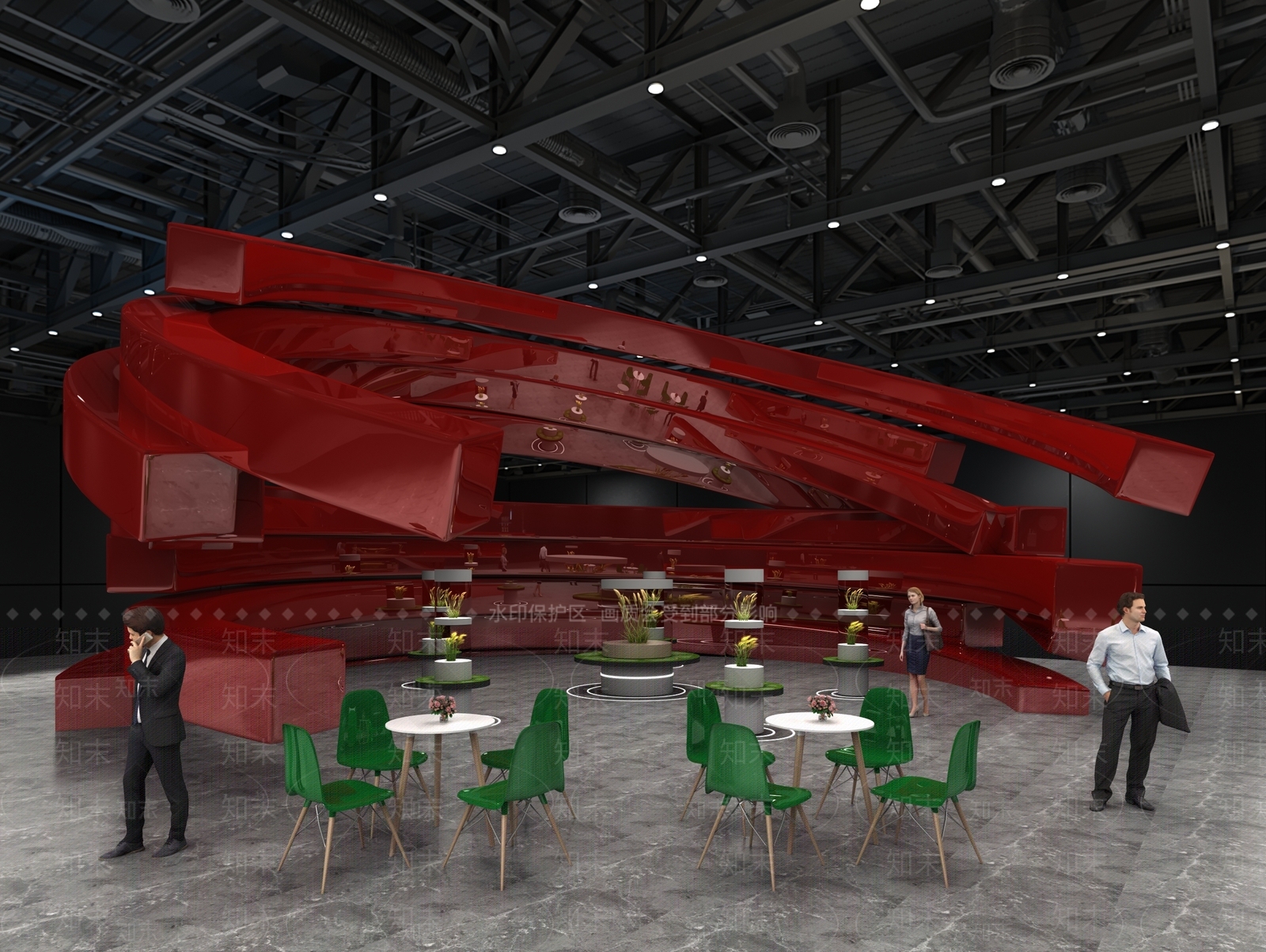 现代其他展厅3D模型下载【ID:1197735985】