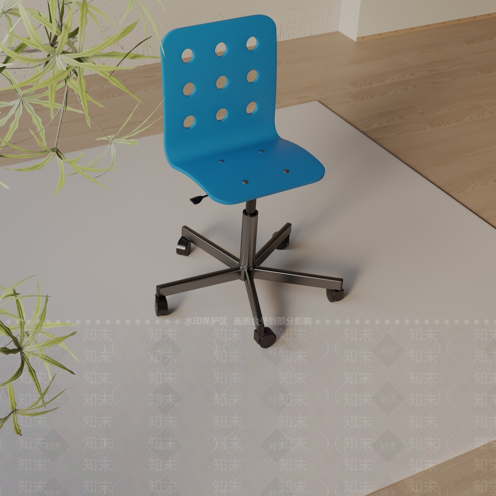 现代办公椅3D模型下载【ID:1197736753】
