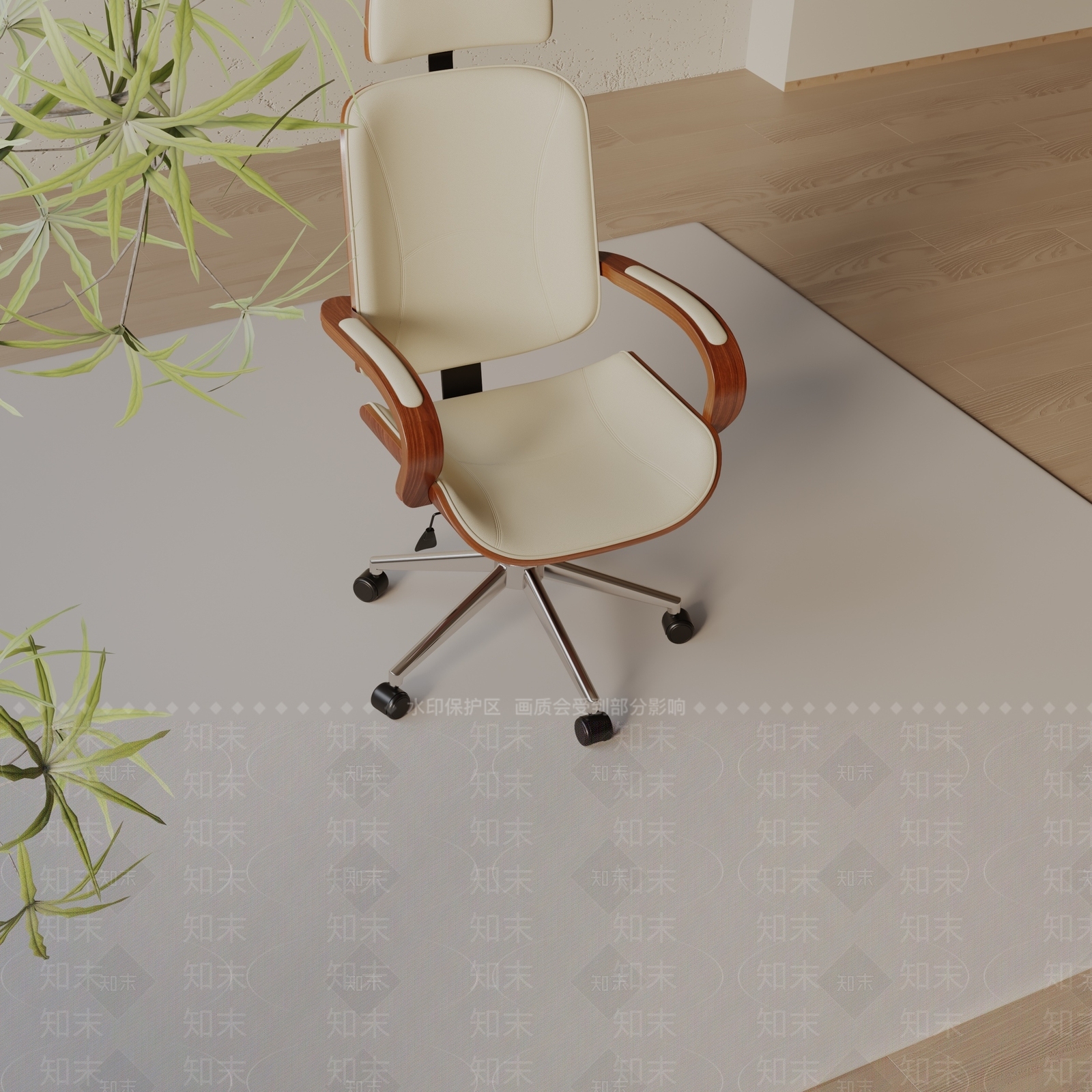 现代办公椅3D模型下载【ID:1197736787】
