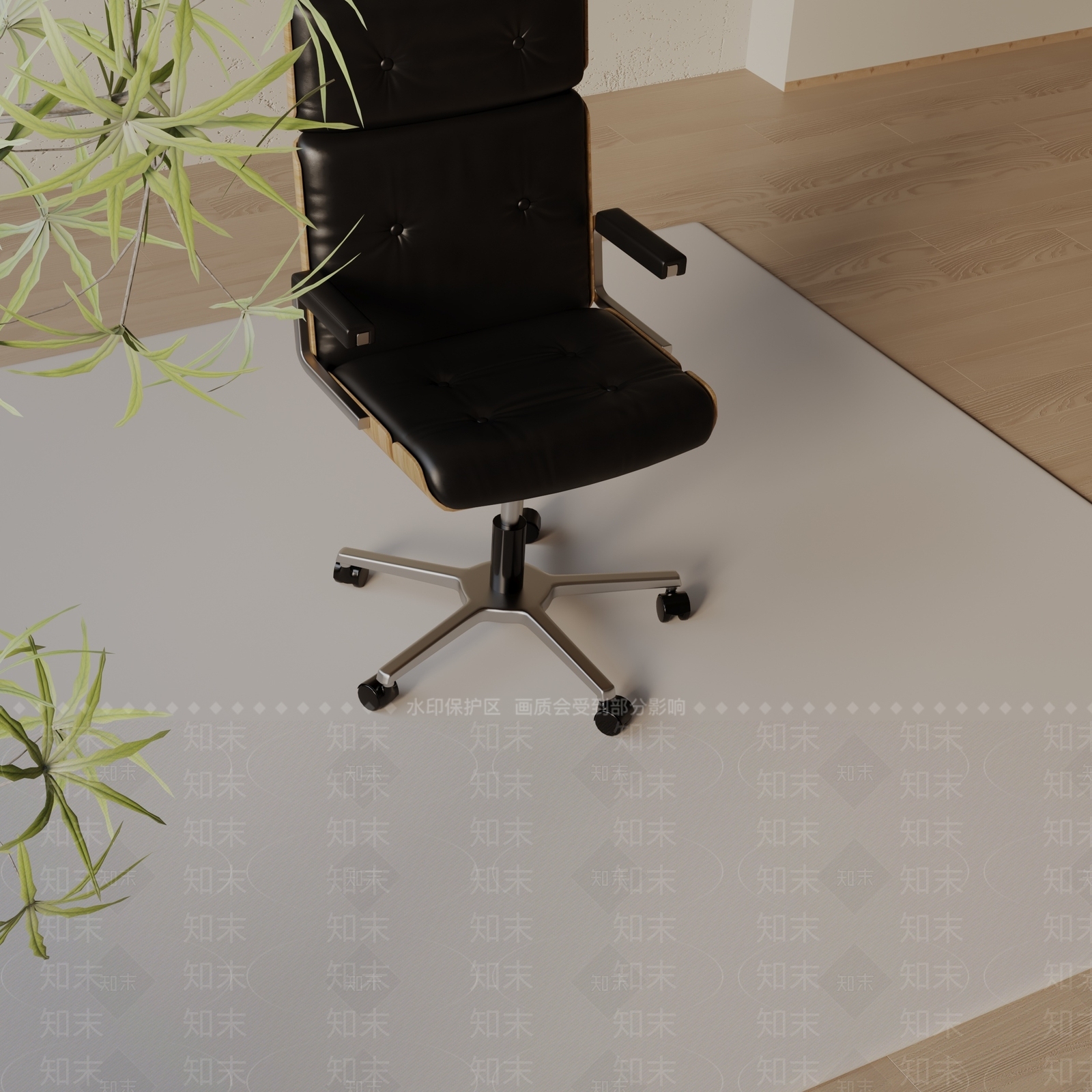 现代办公椅3D模型下载【ID:1197736816】