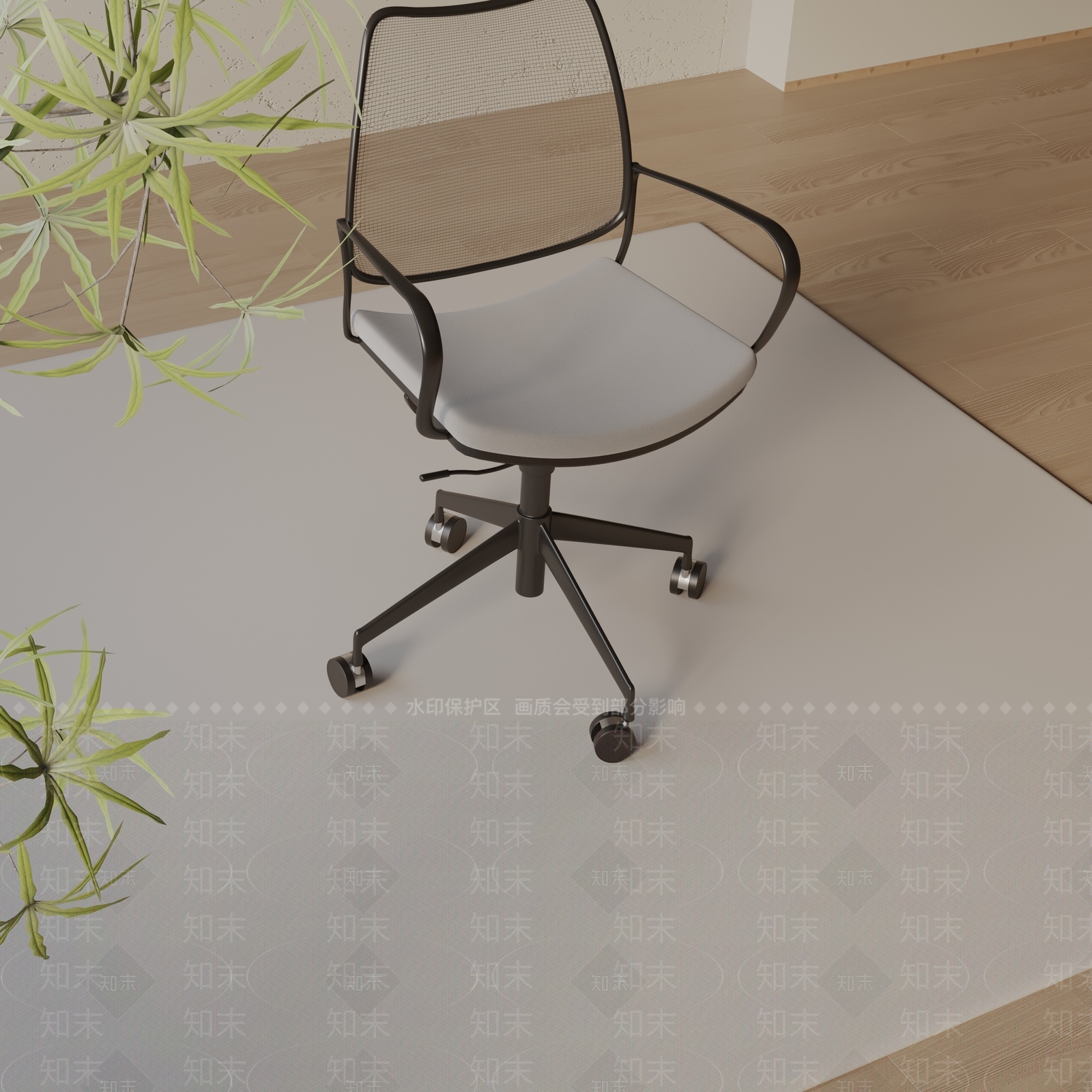 现代办公椅3D模型下载【ID:1197736888】