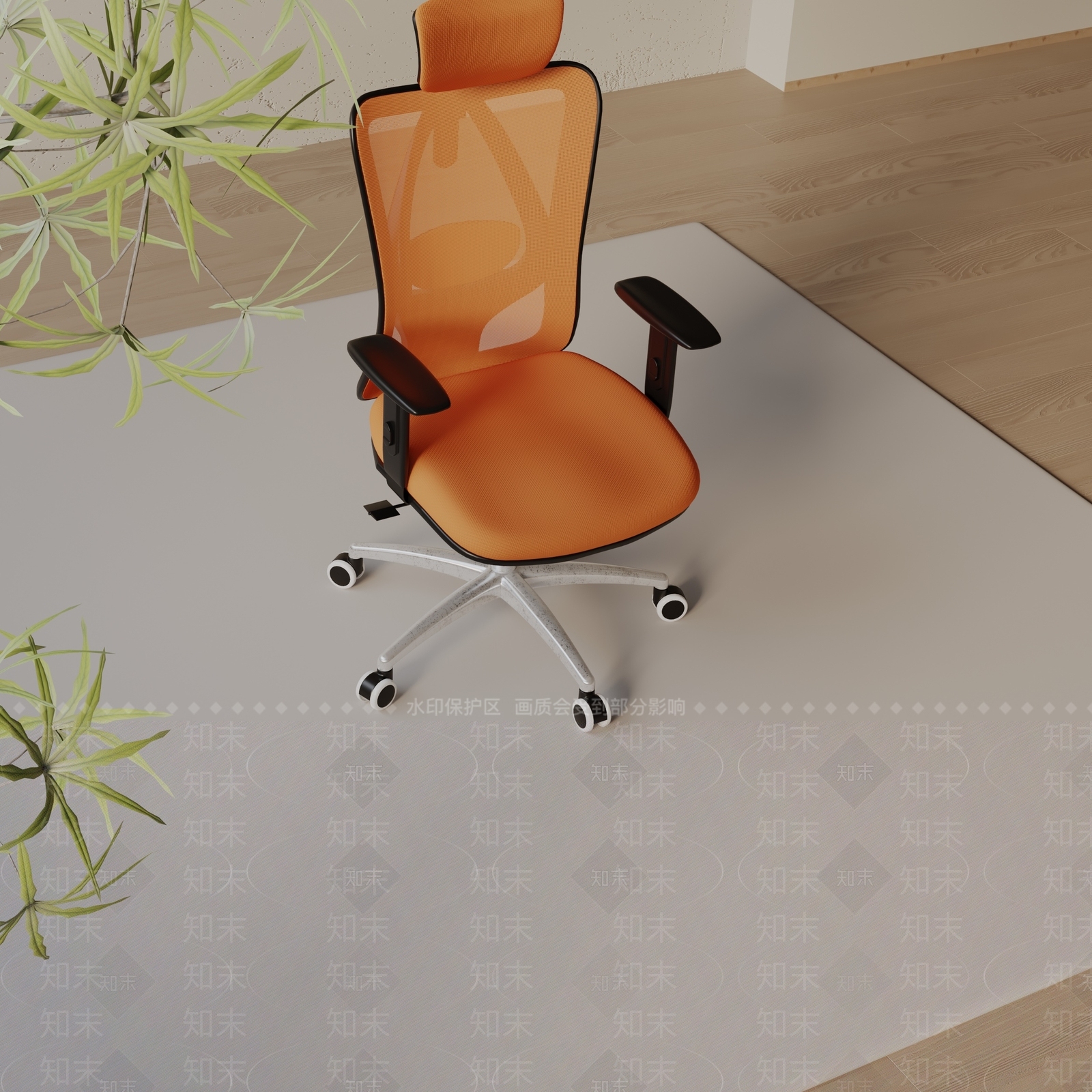 现代办公椅3D模型下载【ID:1197736839】