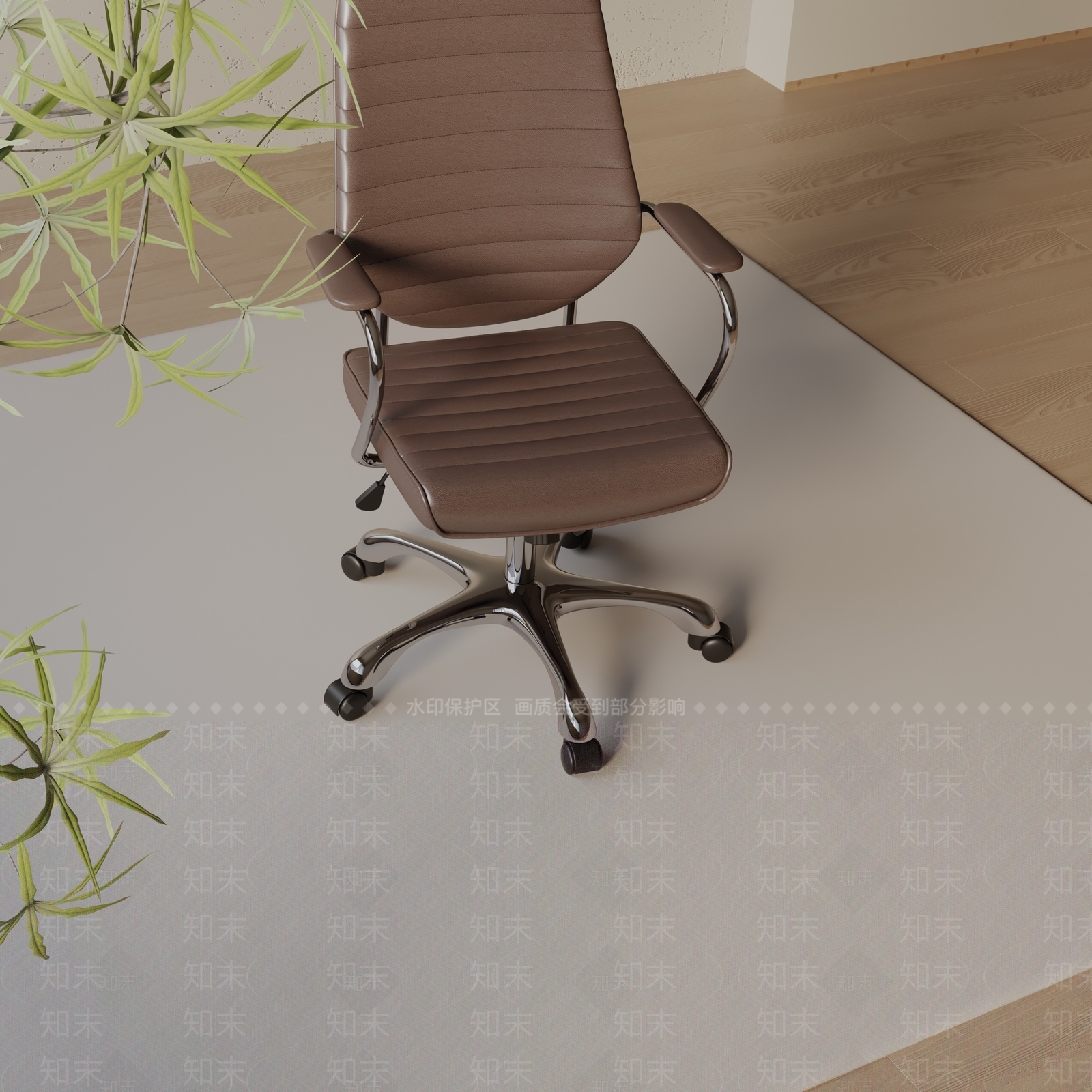 现代办公椅3D模型下载【ID:1197736930】