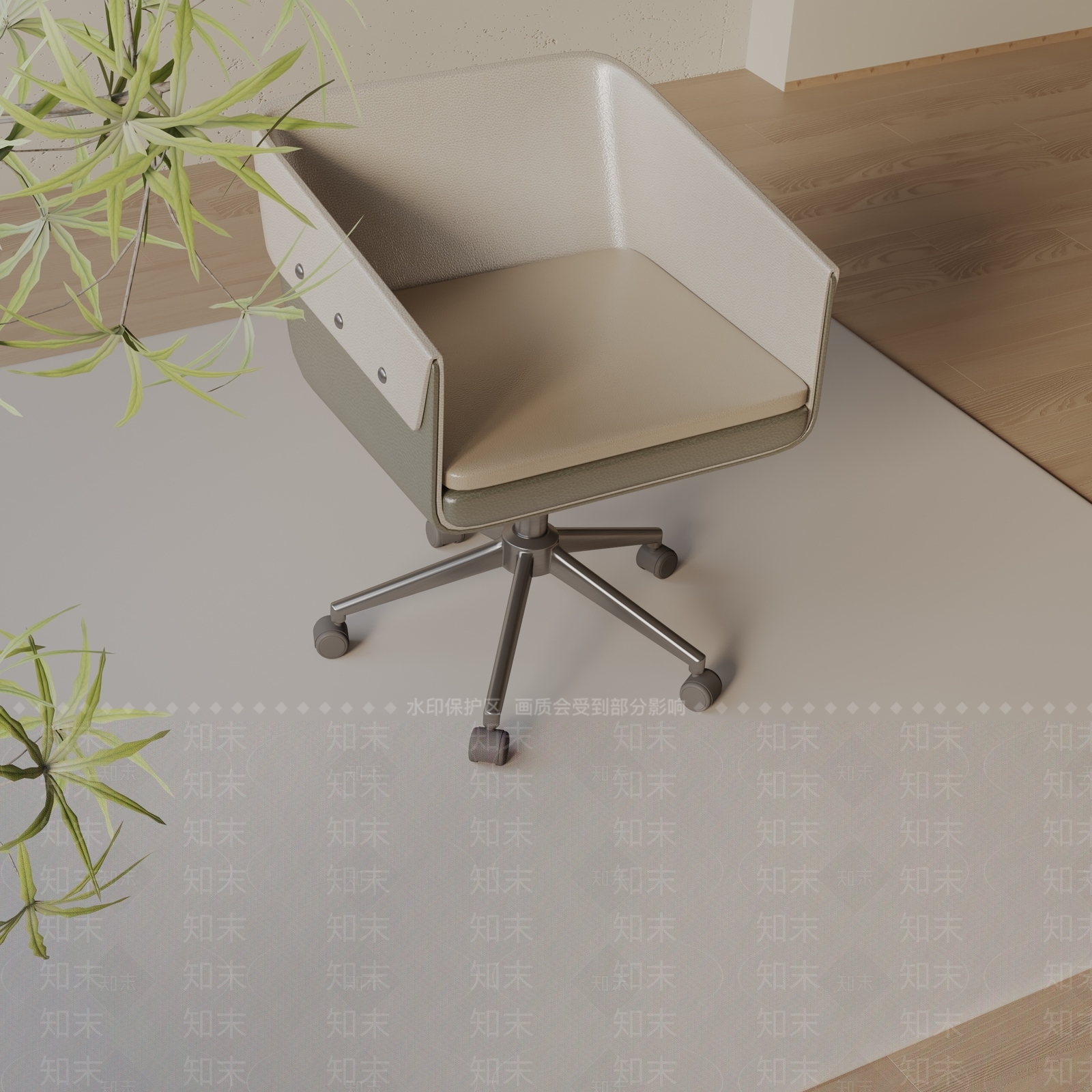 现代办公椅3D模型下载【ID:1197736951】