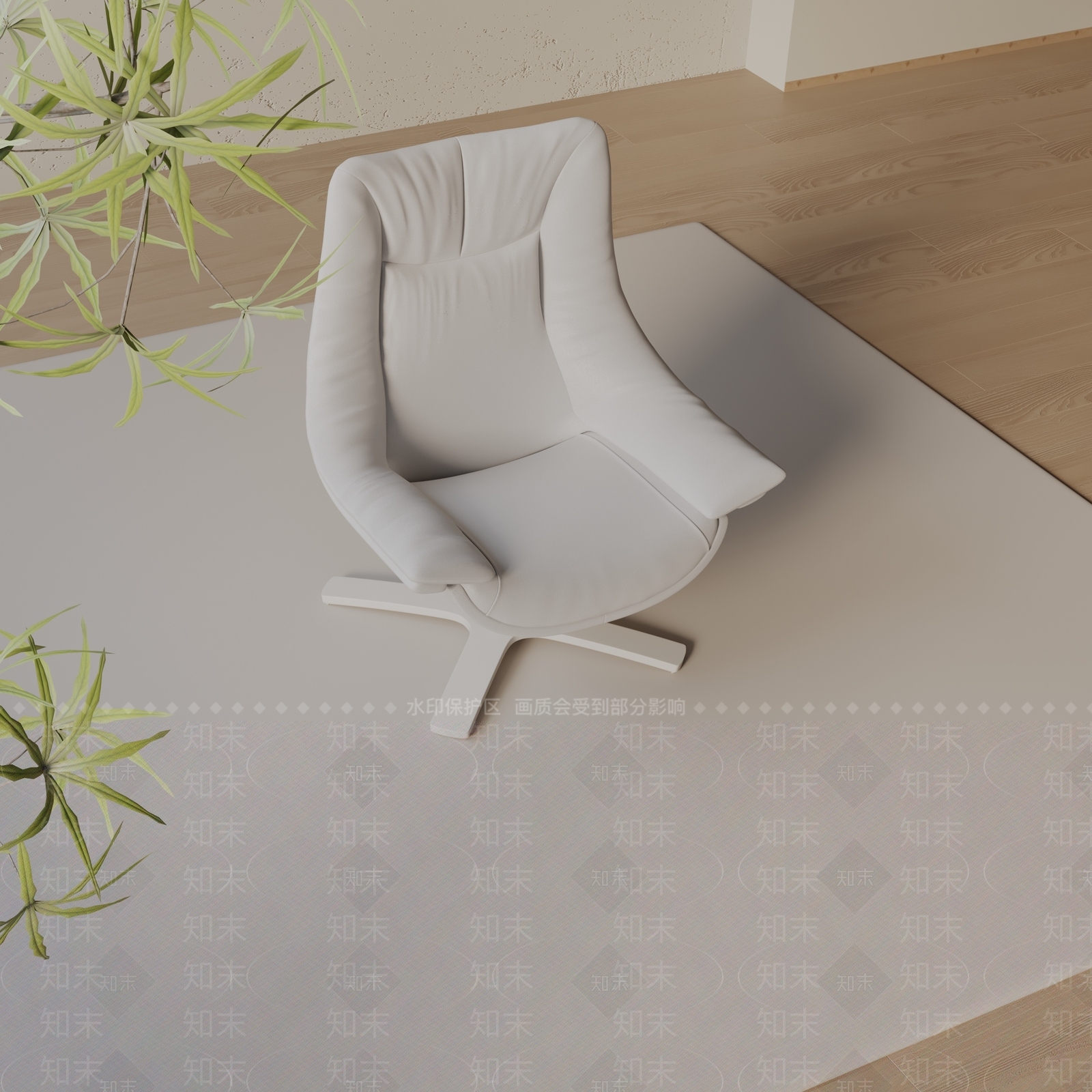现代办公椅3D模型下载【ID:1197736963】