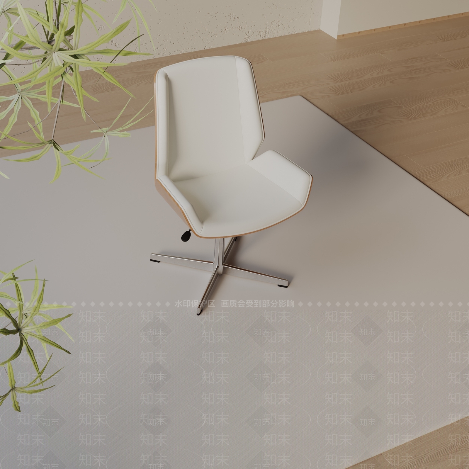 现代办公椅3D模型下载【ID:1197737067】