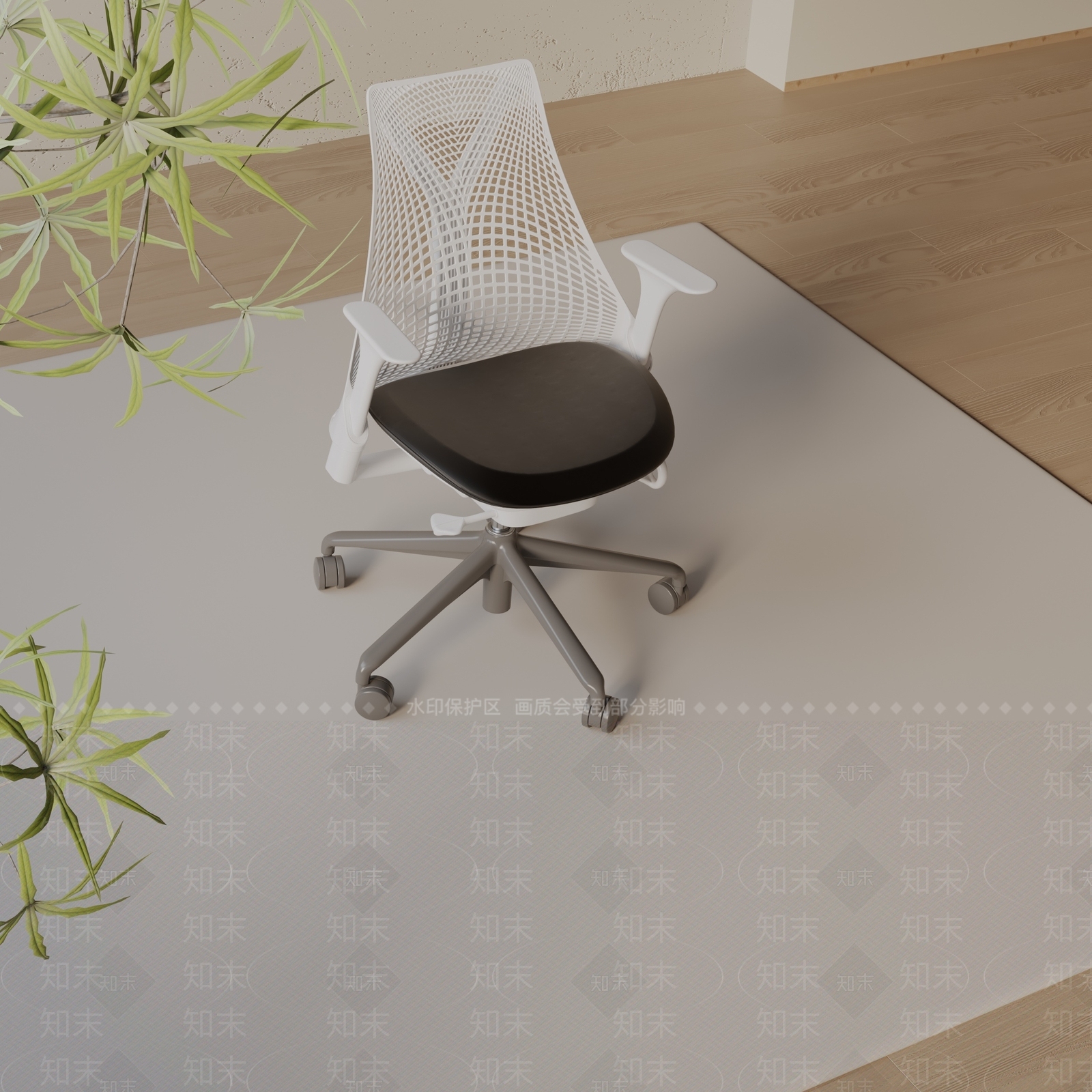现代办公椅3D模型下载【ID:1197737128】
