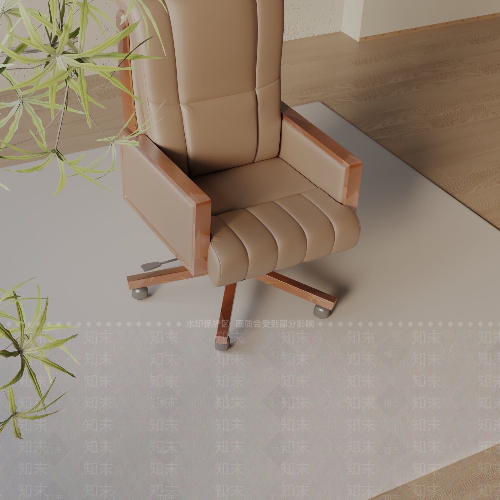 现代办公椅3D模型下载【ID:1197737302】