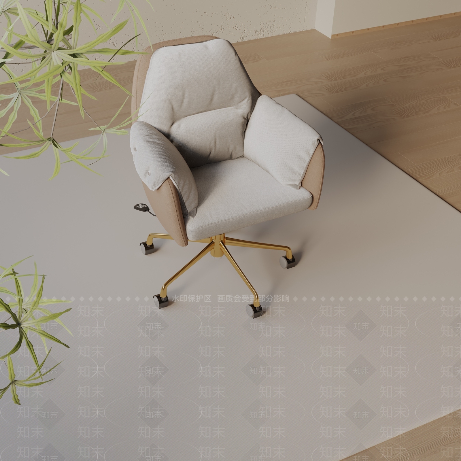 现代办公椅3D模型下载【ID:1197737344】