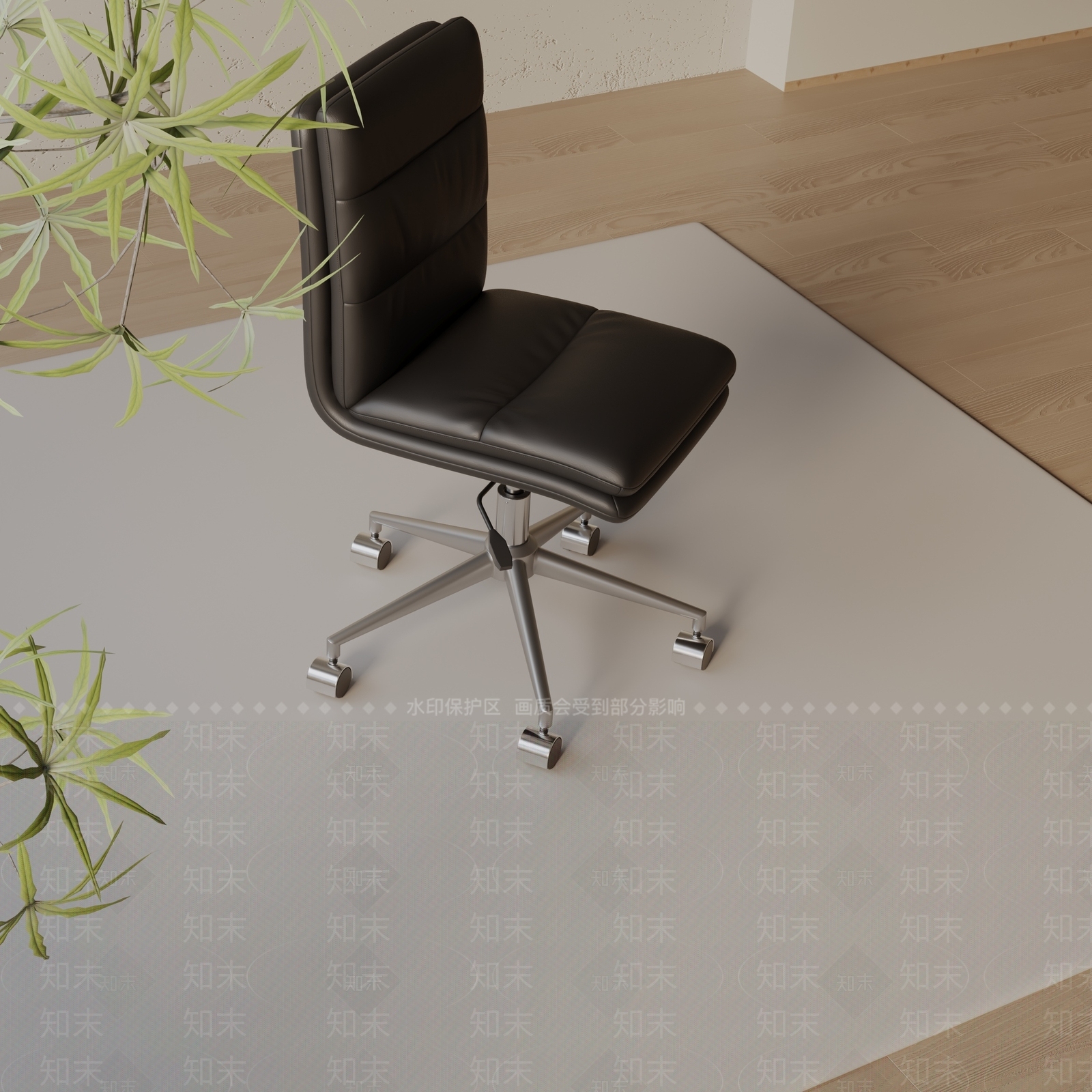 现代办公椅3D模型下载【ID:1197737424】