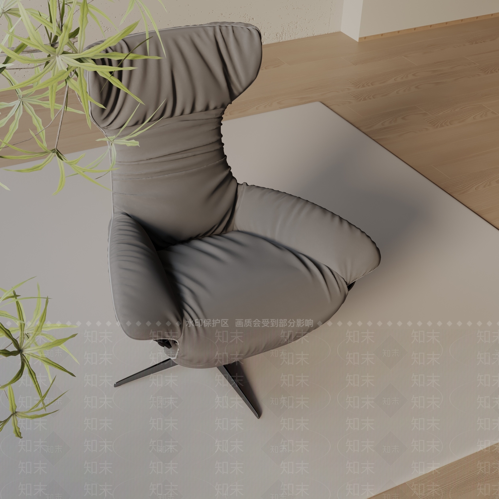 现代办公椅3D模型下载【ID:1197737428】