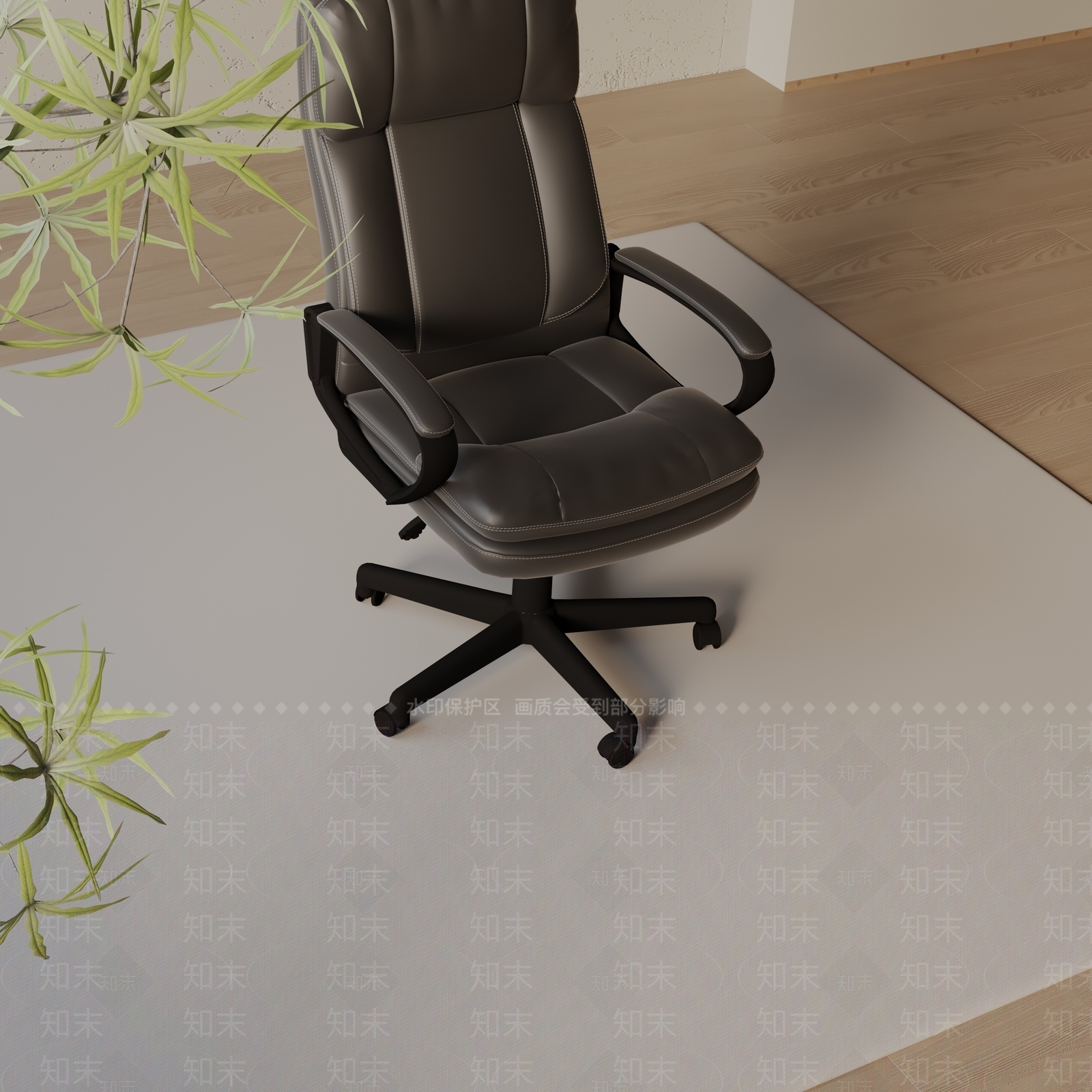 现代办公椅3D模型下载【ID:1197737574】