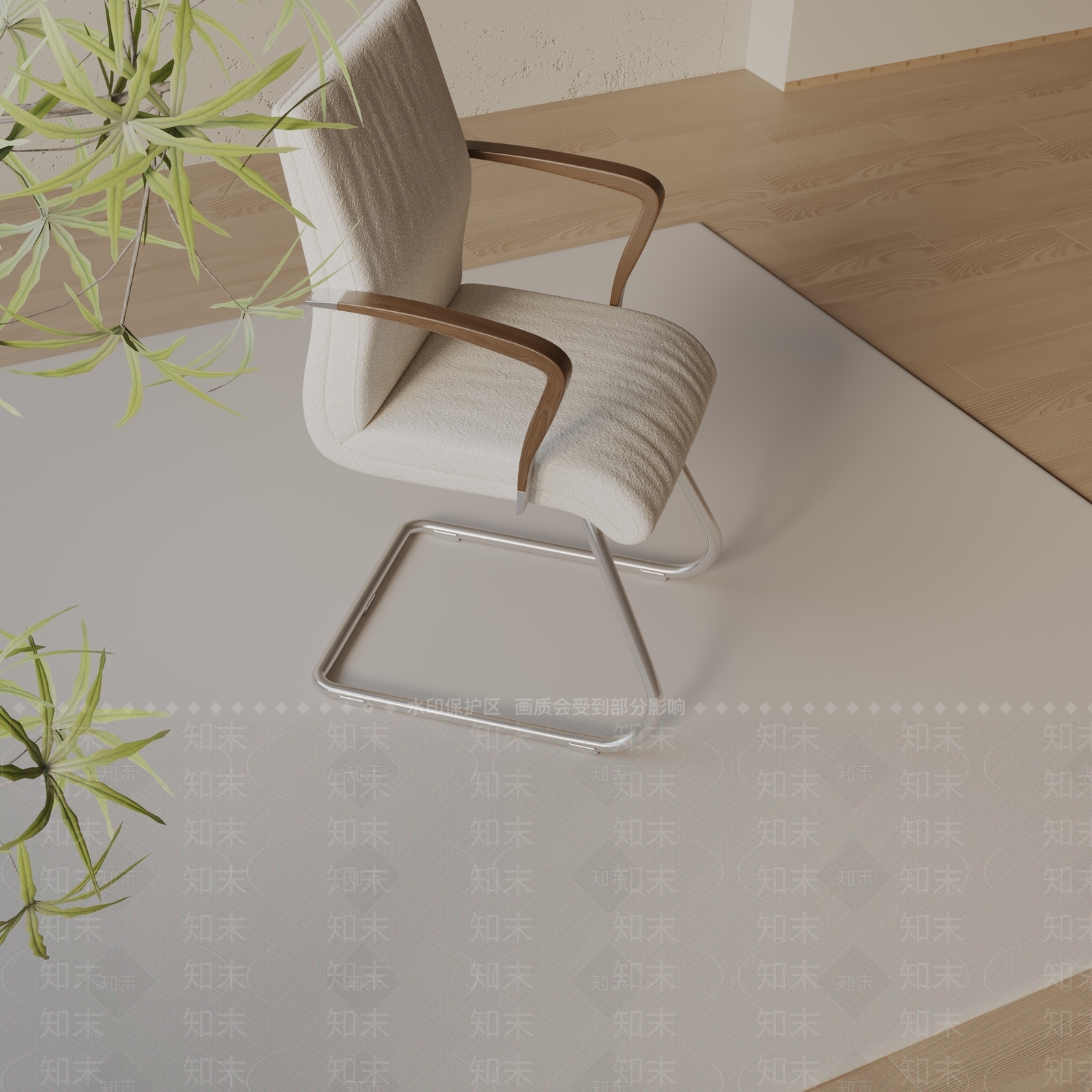 现代办公椅3D模型下载【ID:1197737536】