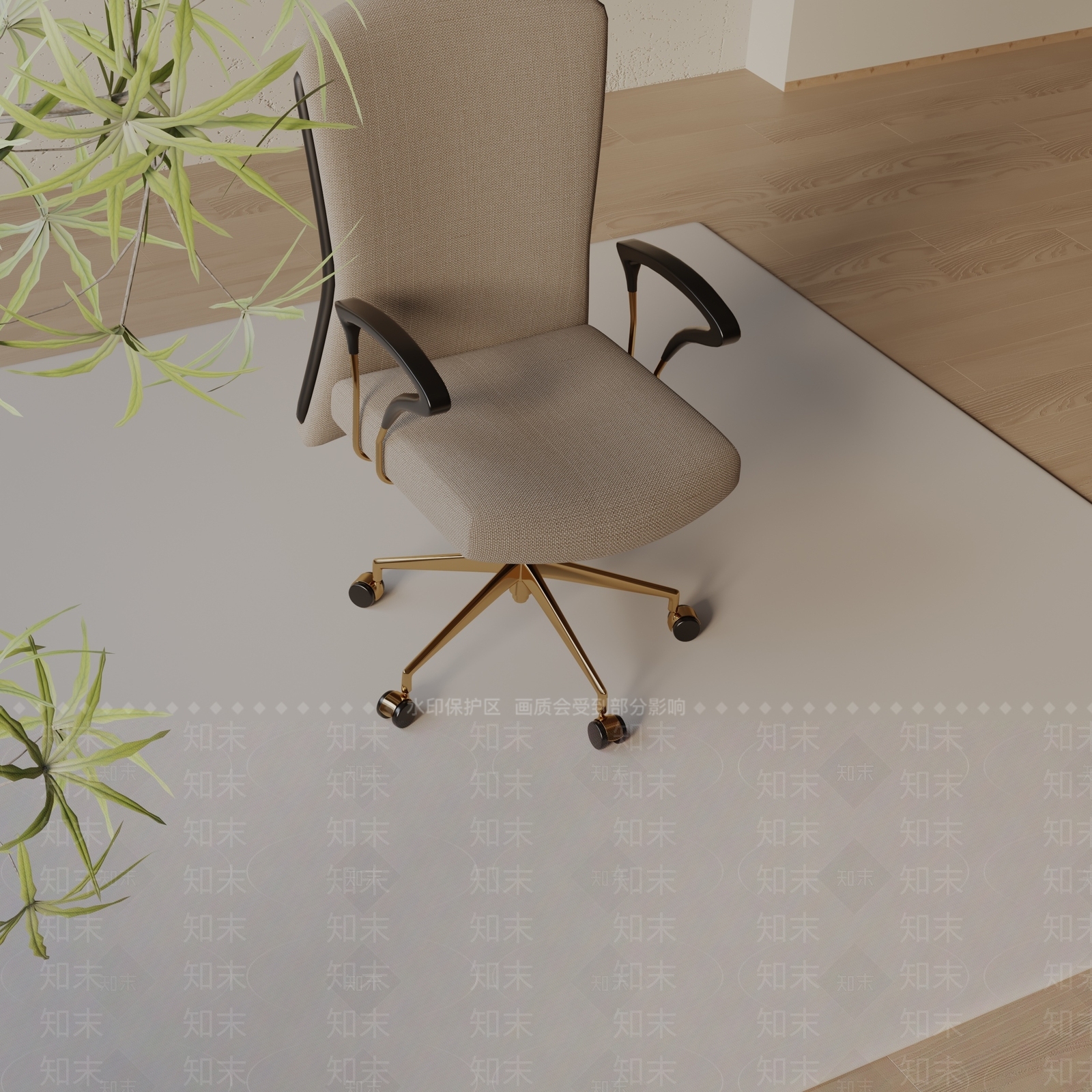 现代办公椅3D模型下载【ID:1197737528】