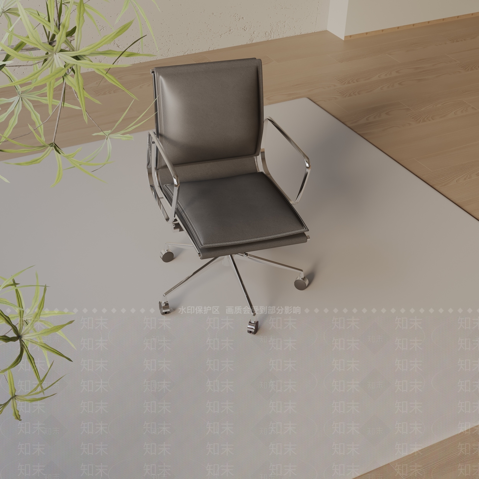 现代办公椅3D模型下载【ID:1197737729】