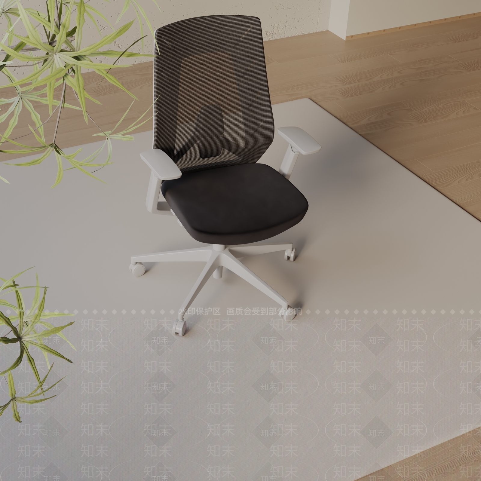 现代办公椅3D模型下载【ID:1197737989】