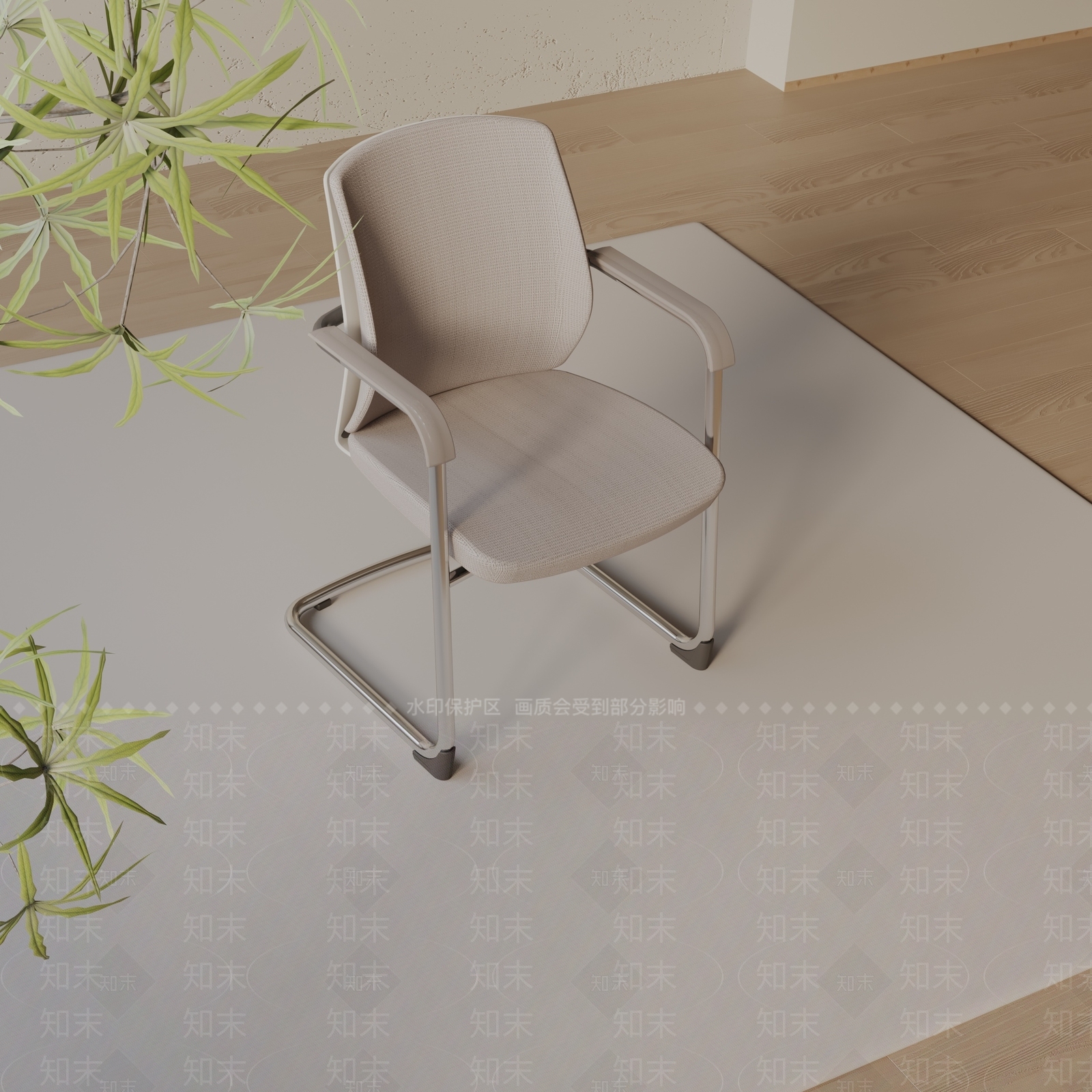 现代办公椅3D模型下载【ID:1197738381】