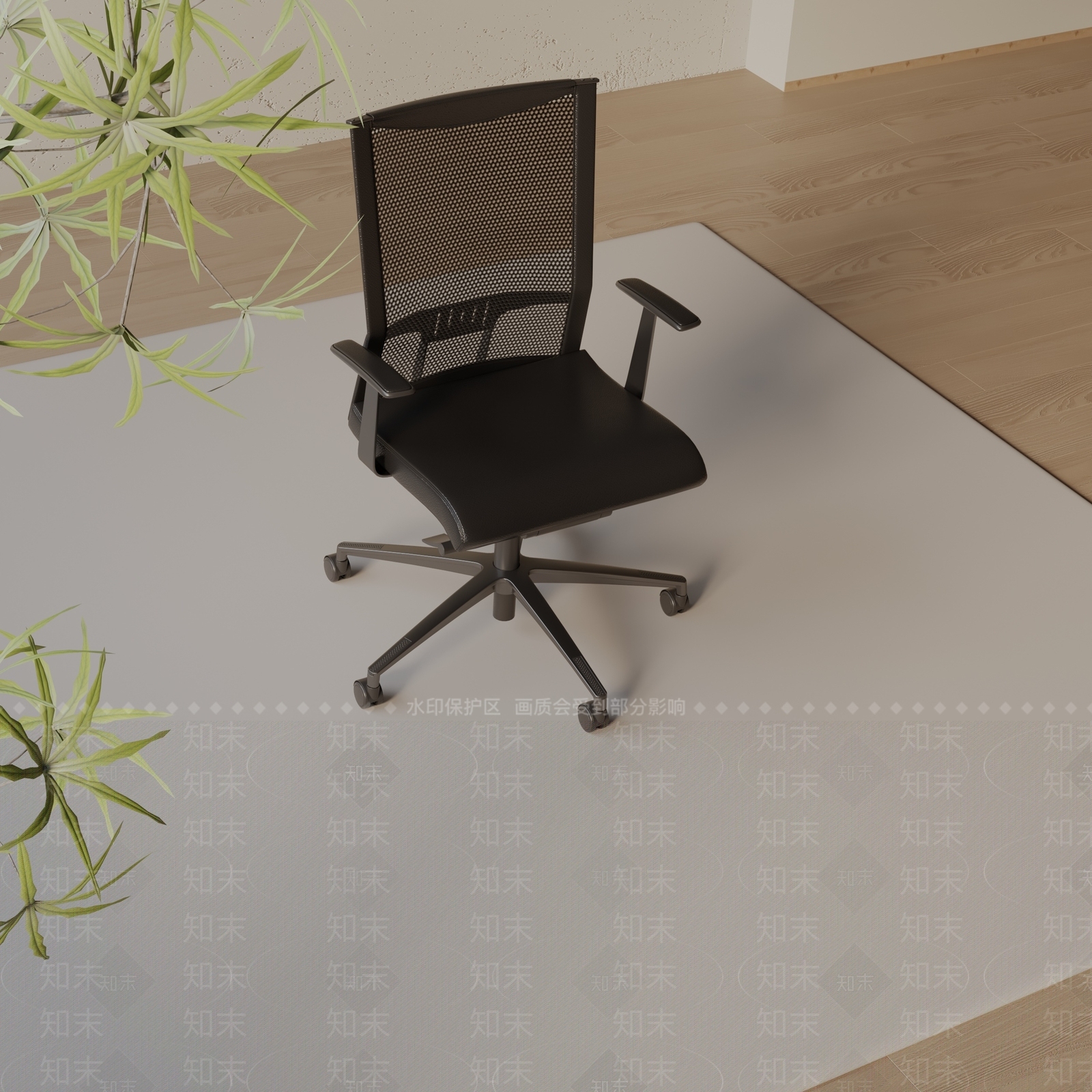 现代办公椅3D模型下载【ID:1197738610】