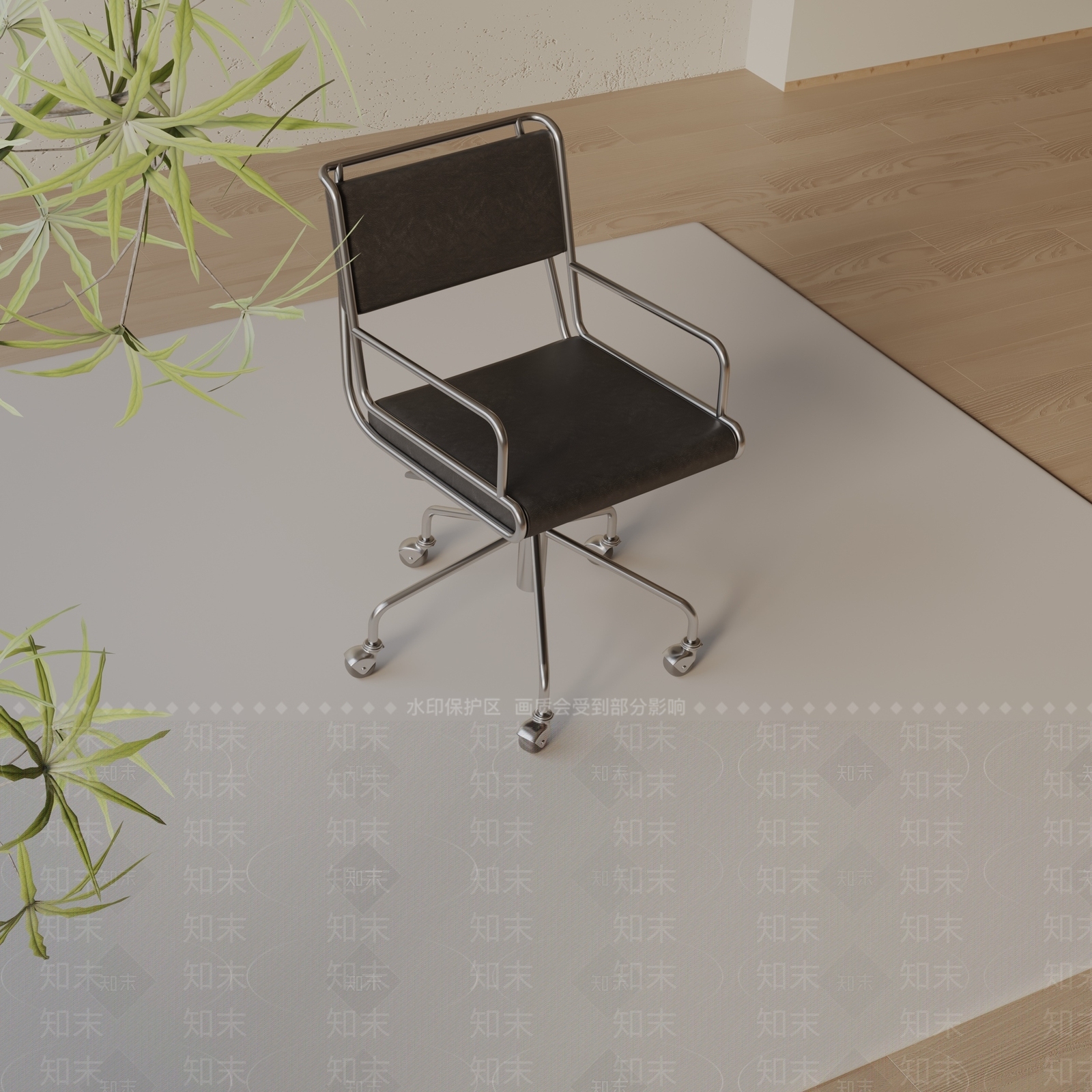 现代办公椅3D模型下载【ID:1197738948】